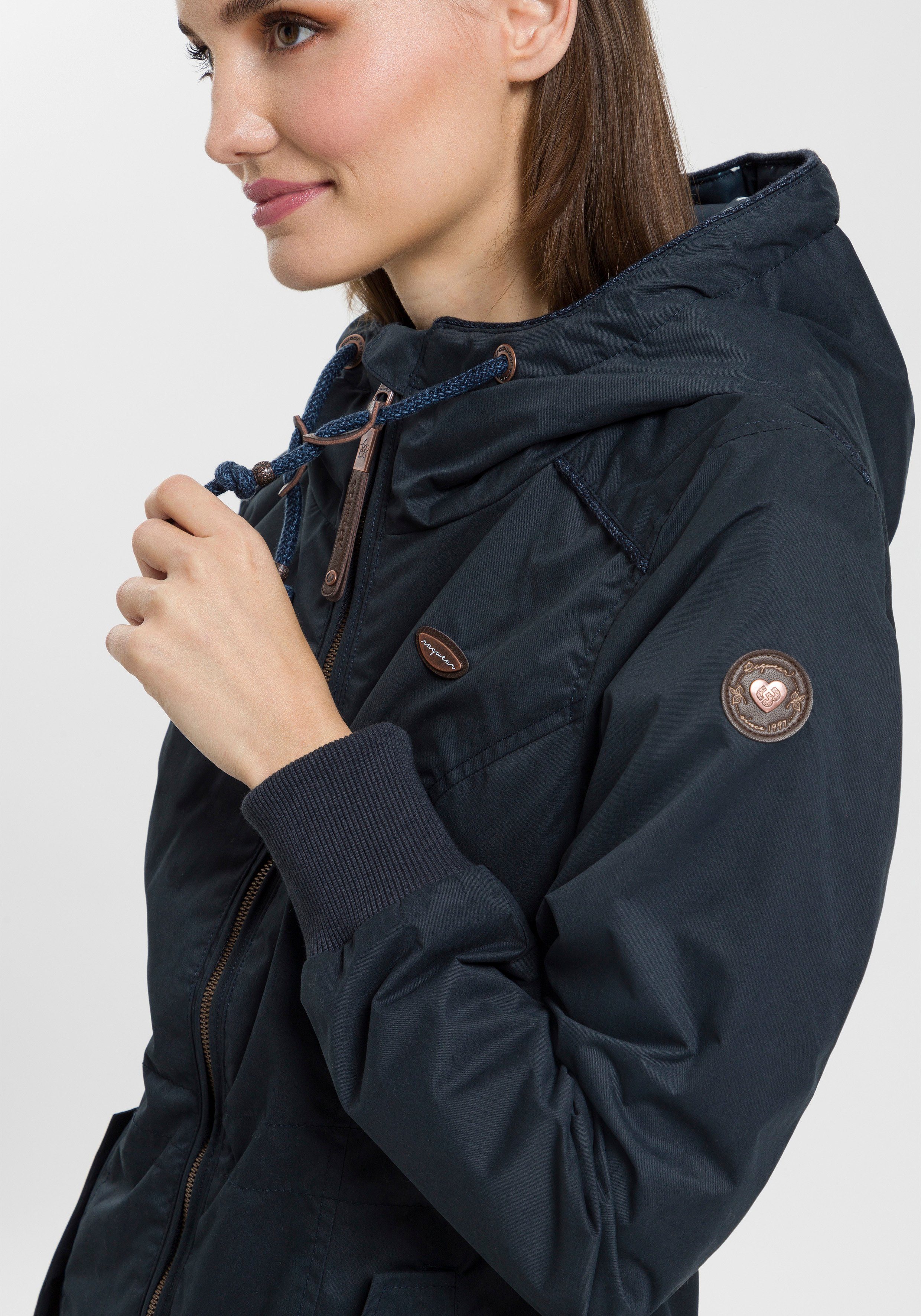 Ragwear Outdoorjack DANKA Urban streetwear- overgangsstijl met capuchon