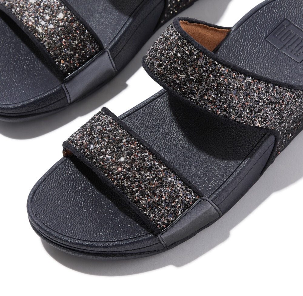 Fitflop Slippers LULU Badslipper, slides, sandaal met glitter