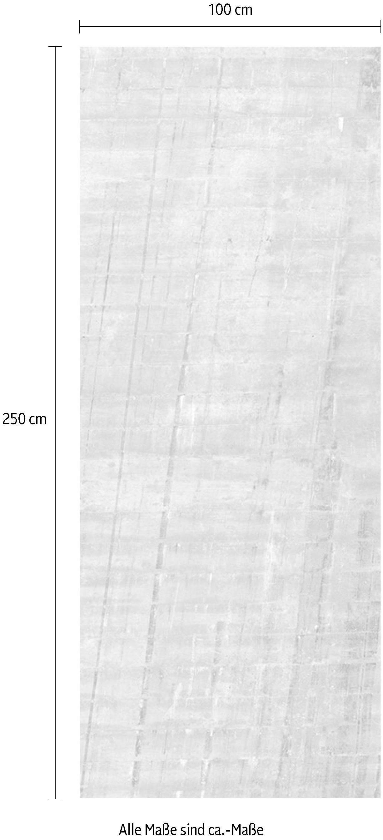 Komar Vliesbehang Digitale print vlies - Concrete Panel - Afmeting 100 x 250 cm (1 stuk)