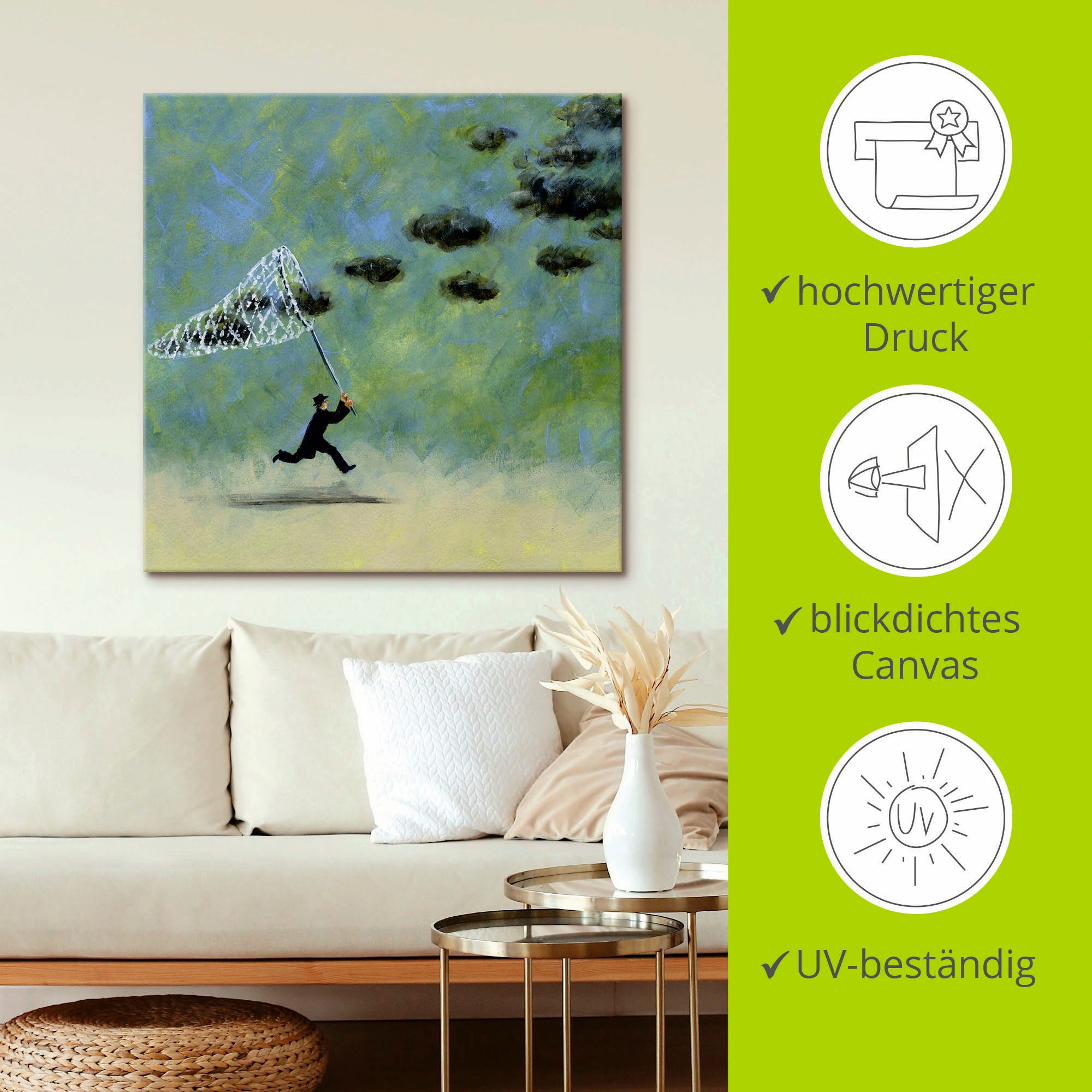 Artland Artprint Wolkenvanger als artprint op linnen, poster, muursticker in verschillende maten
