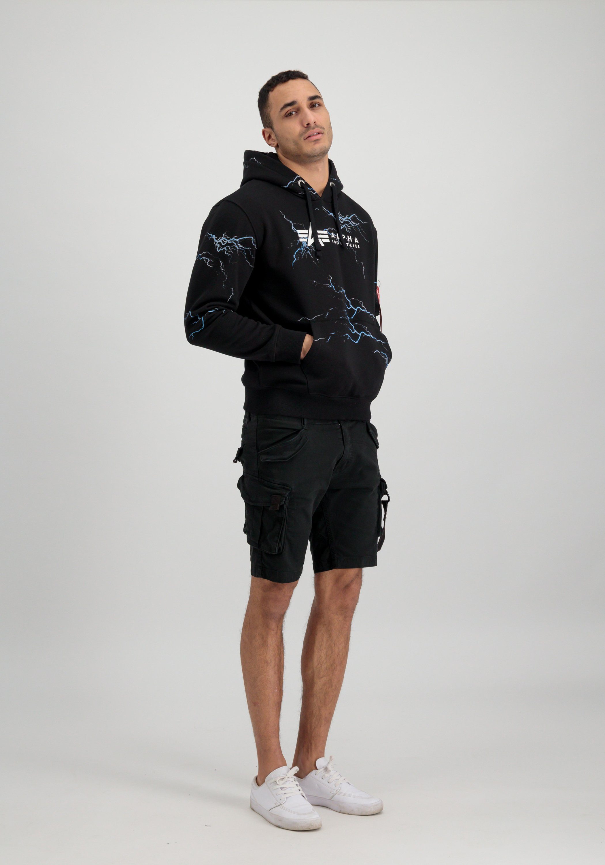 Alpha Industries Hoodie Alpha Industries Men - Hoodies Lightning AOP Hoodie