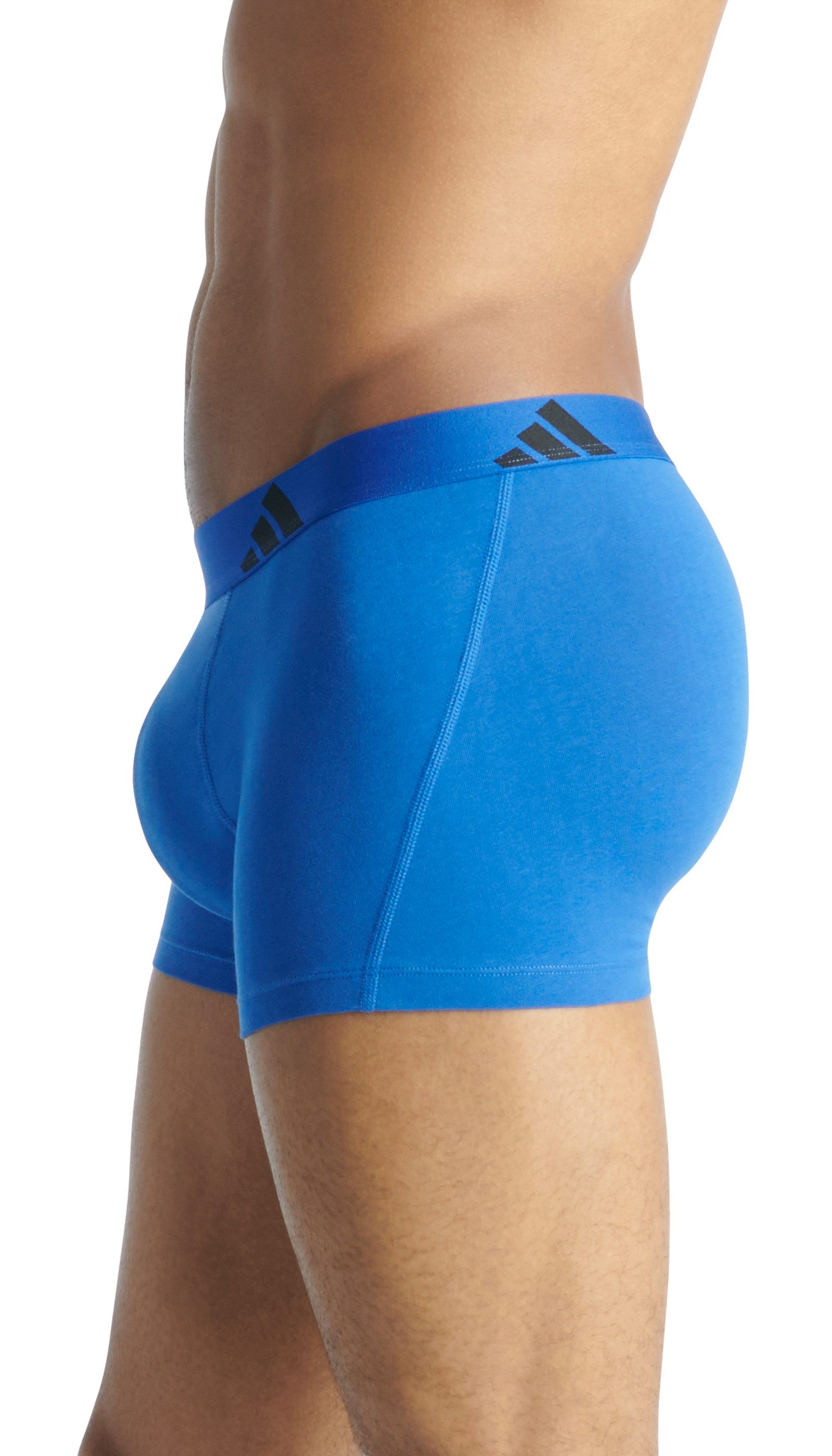 adidas Sportswear Trunk Active Flex Cotton met elastische logoband (Set van 3)