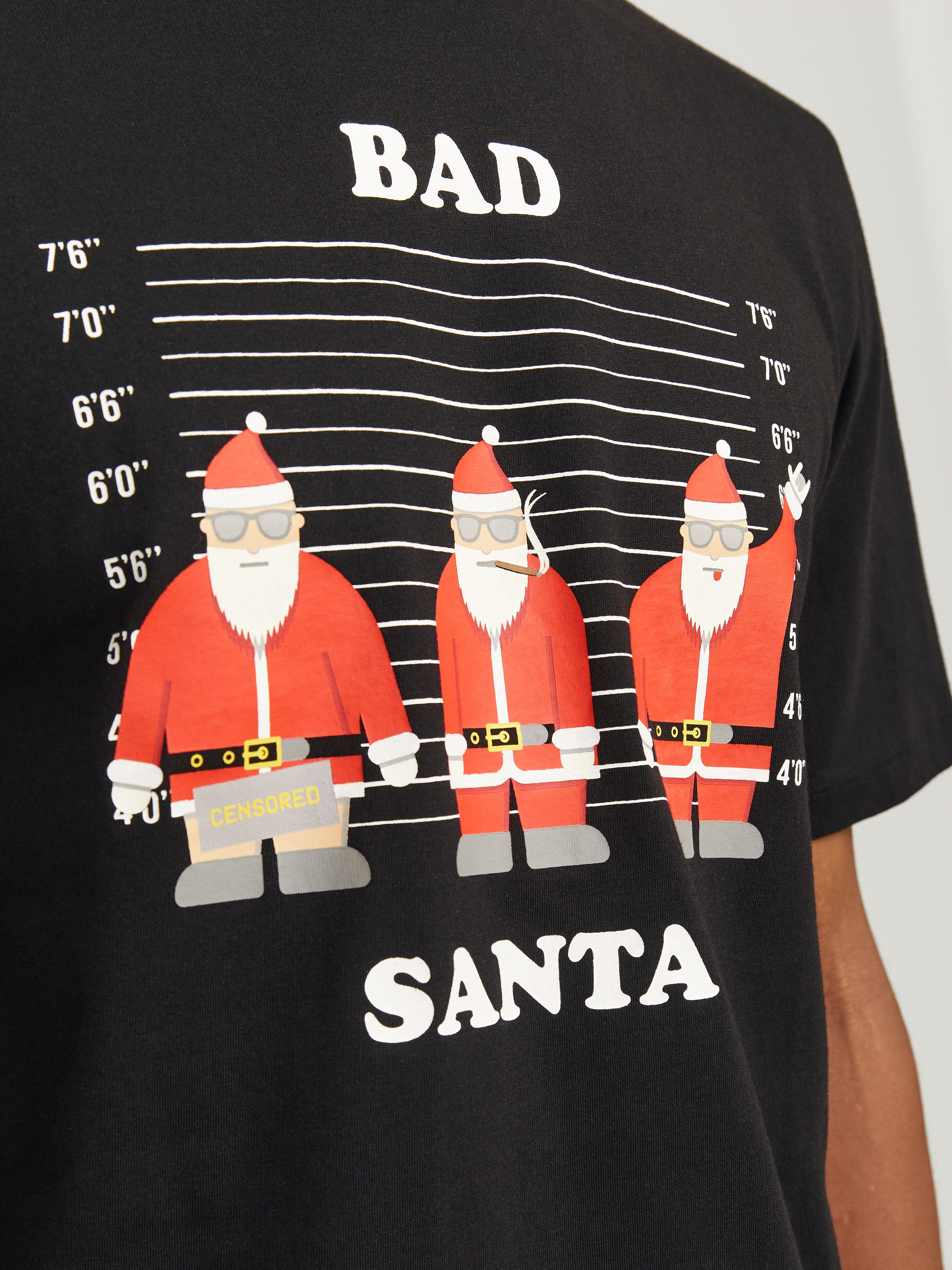 Jack & Jones Shirt met ronde hals JJXMAS FUNNY TEE SS CREW NECK