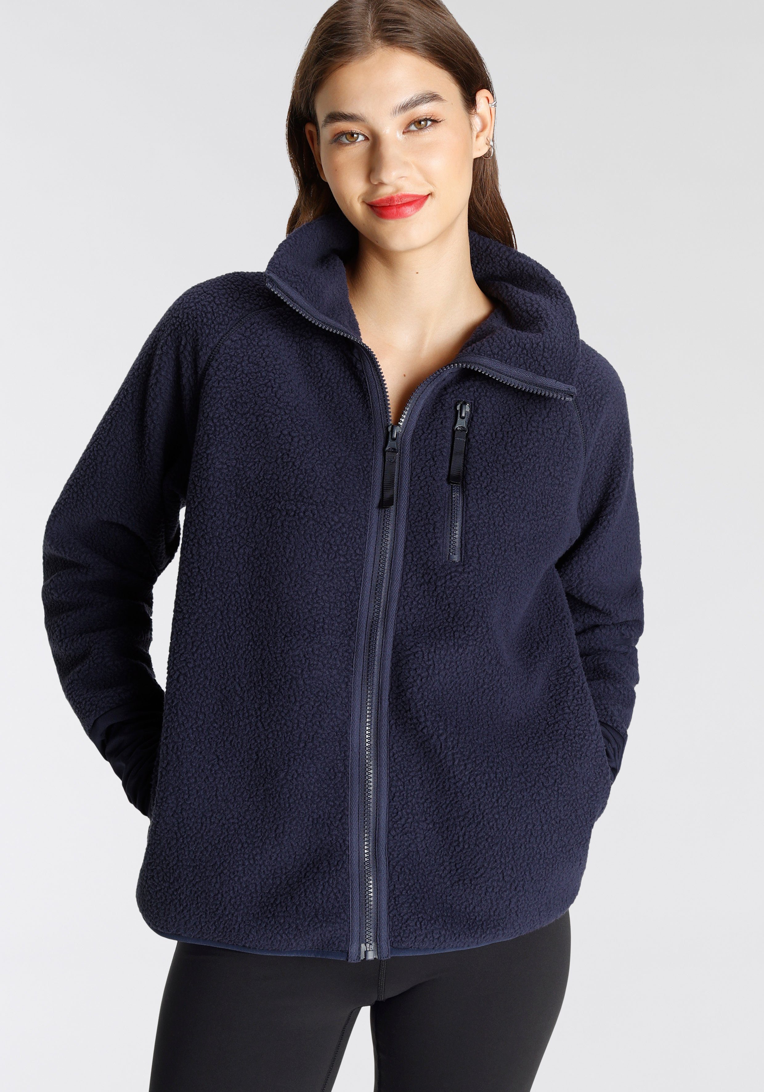 FAYN SPORTS Fleecejack van sherpa-fleece