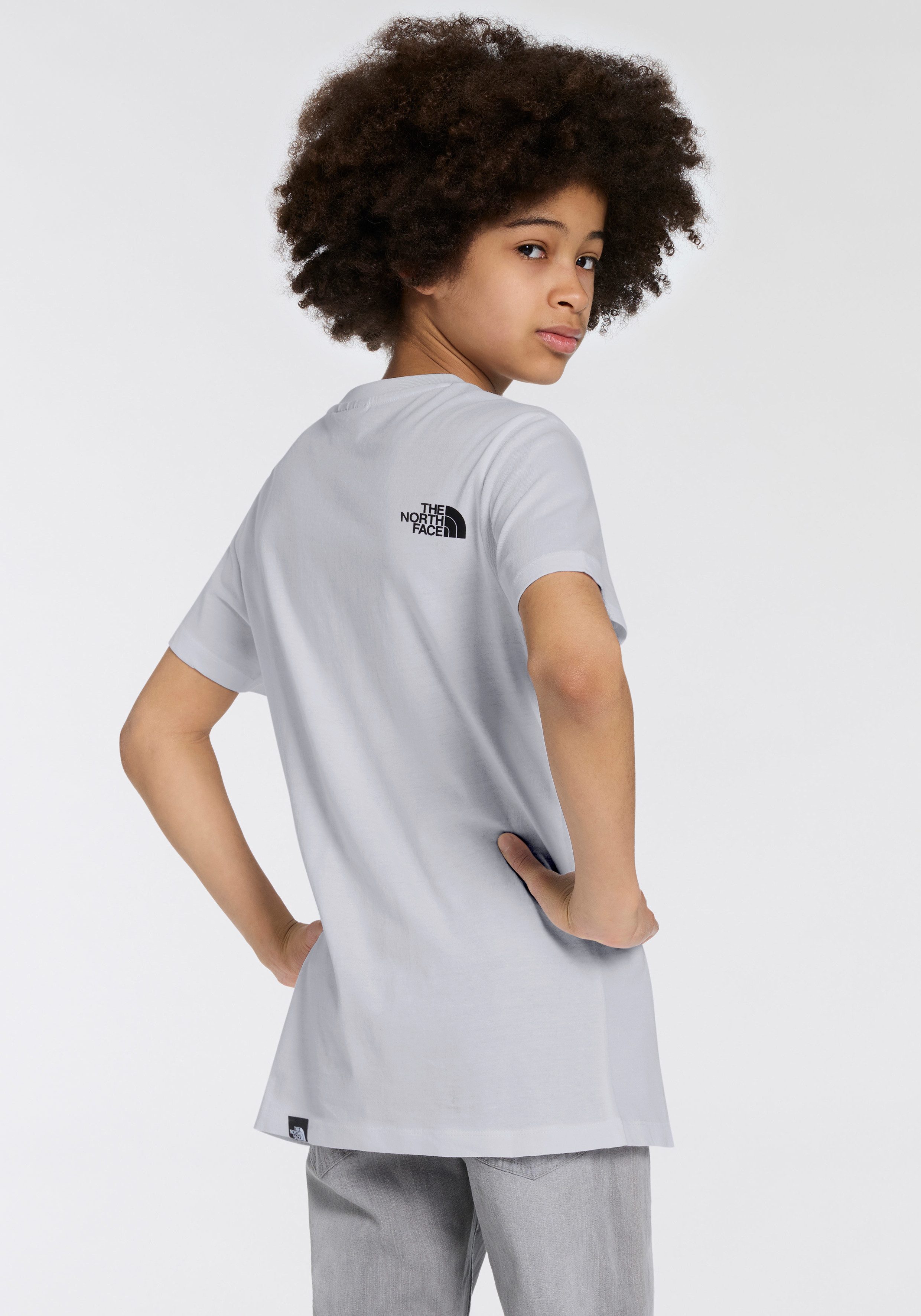 The North Face T-shirt TEEN S/S SIMPLE DOME TEE voor kinderen en jongeren (1-delig)