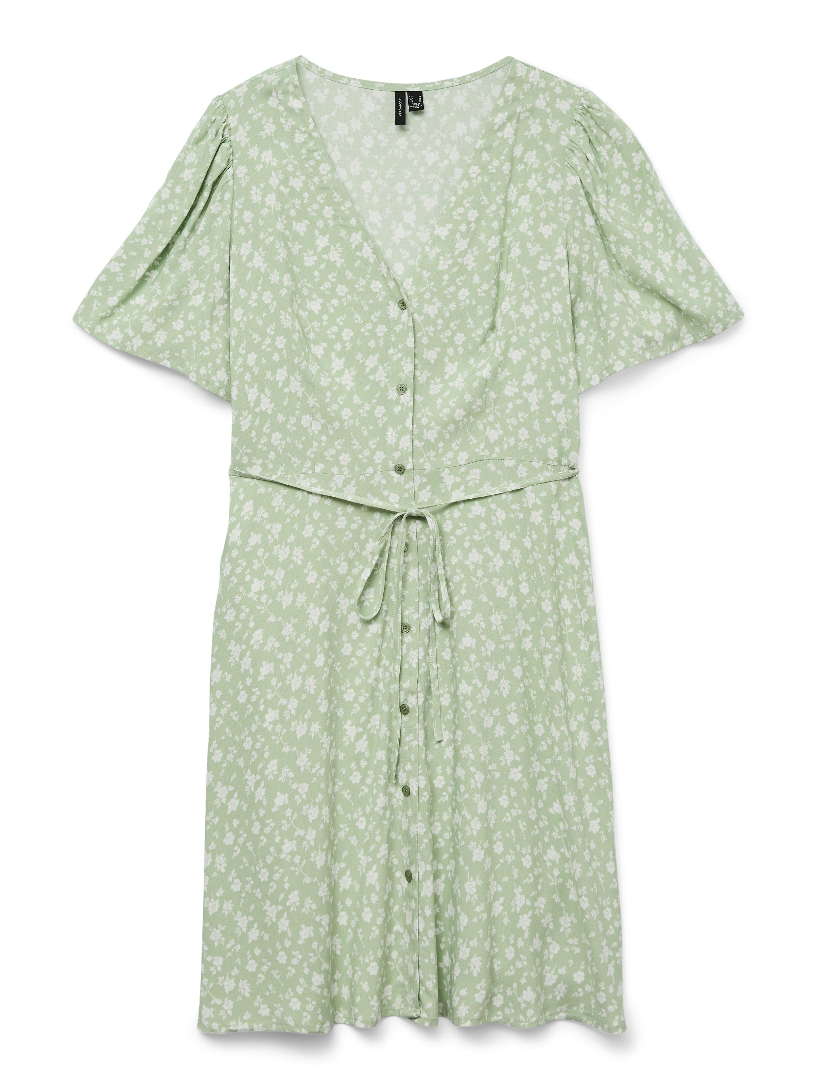 Vero Moda Mini-jurk VMALBA SS SHORT DRESS WVN NOOS