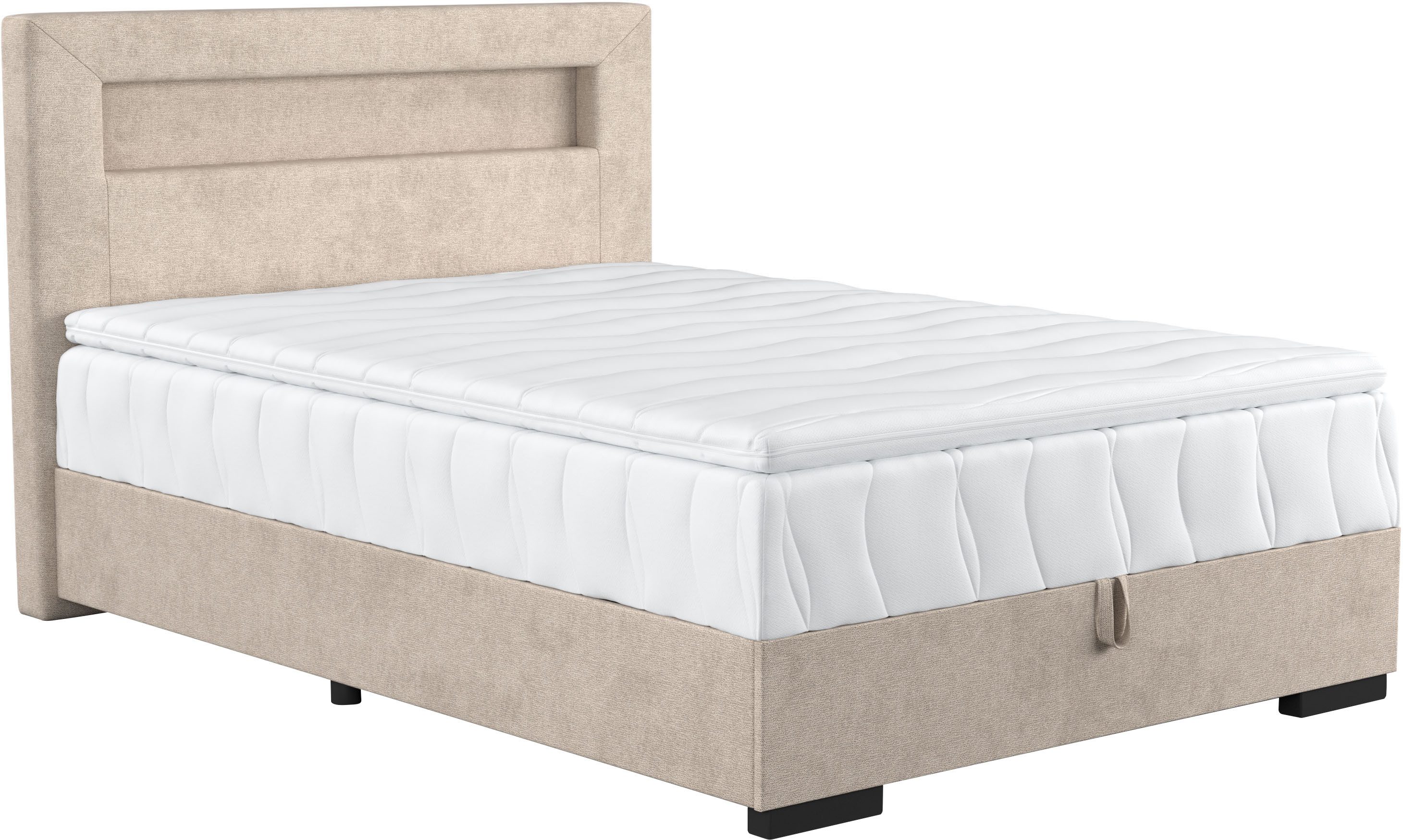COTTA Boxspring Kelly uitgerust met led-licht, incl. bedlade