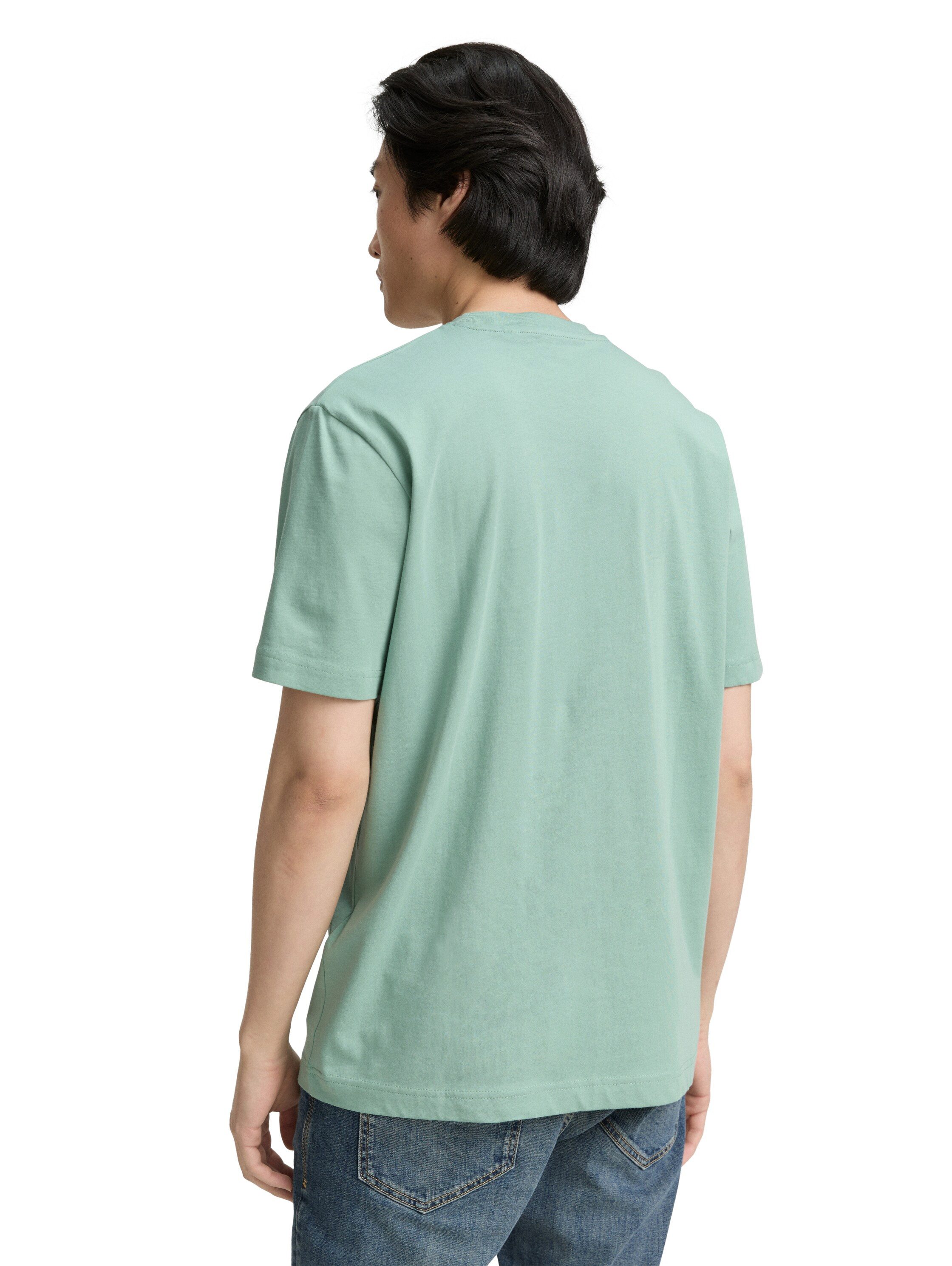 Tom Tailor T-shirt met grote logo-frontprint