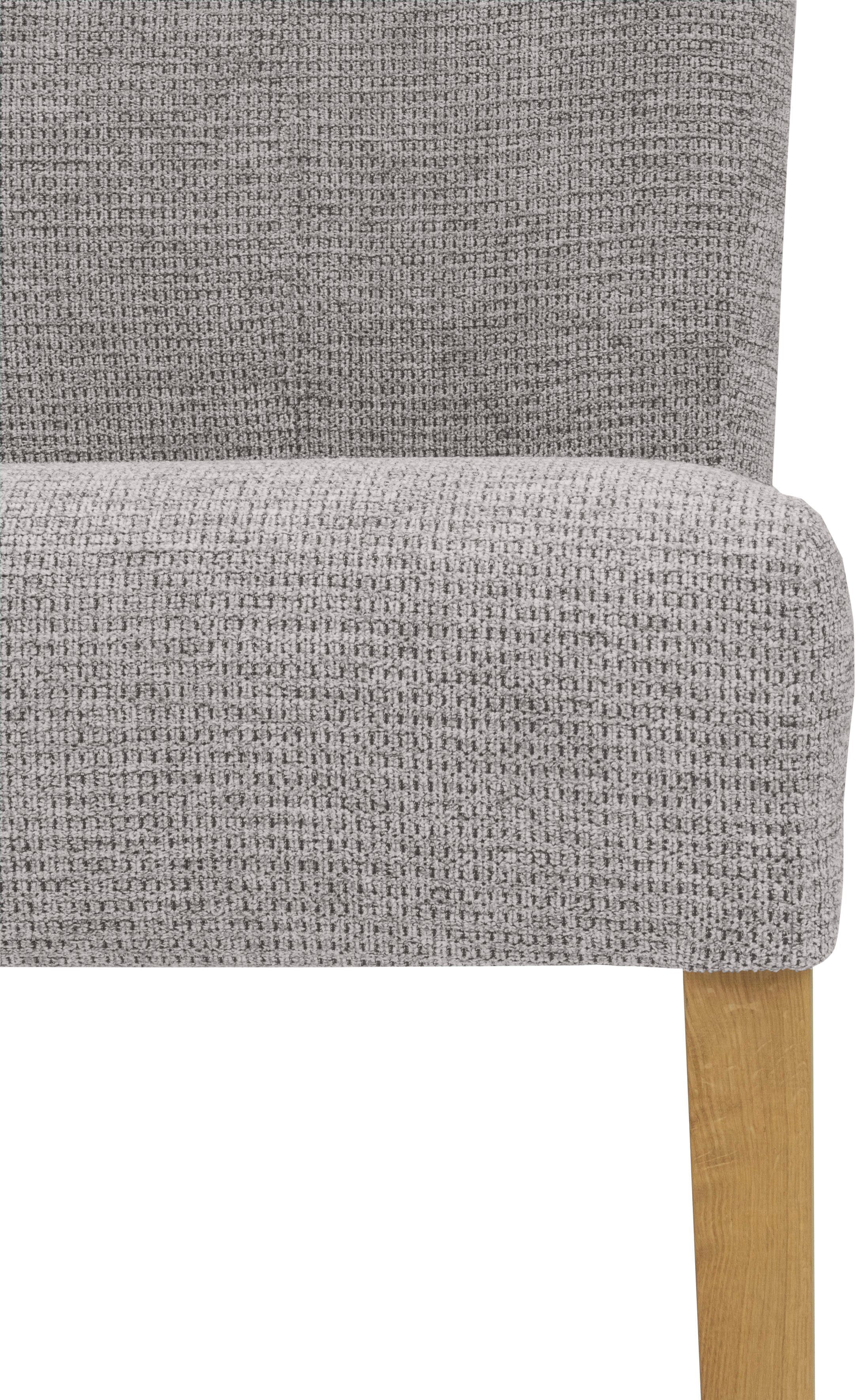 Home affaire Eetkamerstoel Queen Polsterstoel BESTSELLER verschillende type bekleding, massief houten onderstel (set)
