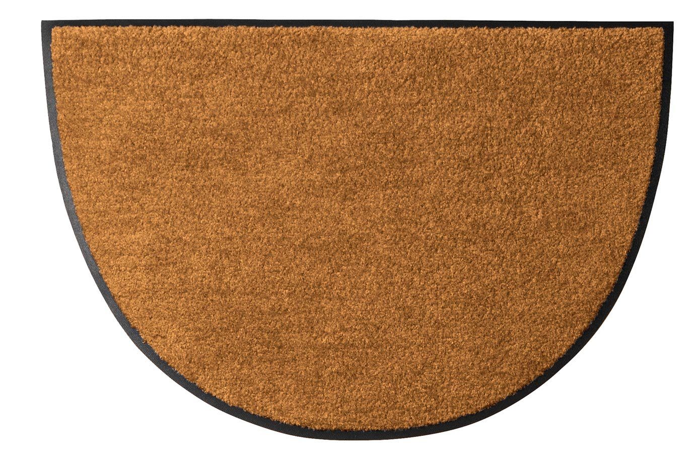 Salonloewe Mat deurmatten maat ca. 60/85 cm, halfrond bruin