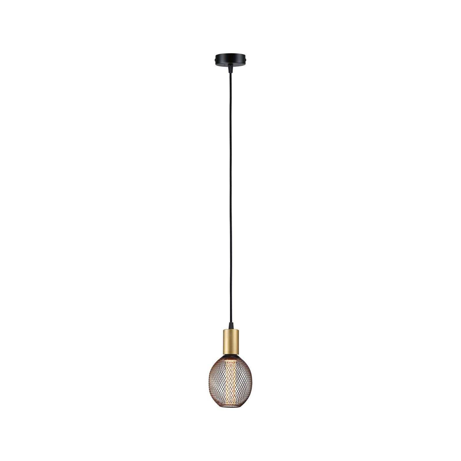Paulmann Hanglamp Ravi IP44 max 1x60W 230V Metaal (1 stuk) hanglampen goud(kleur)