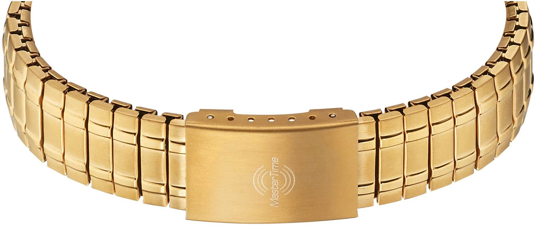 MASTER TIME Radiografisch horloge Basic Armbandhorloge, quartz, dames, datum, fluorescerende wijzers, flexband, trekband