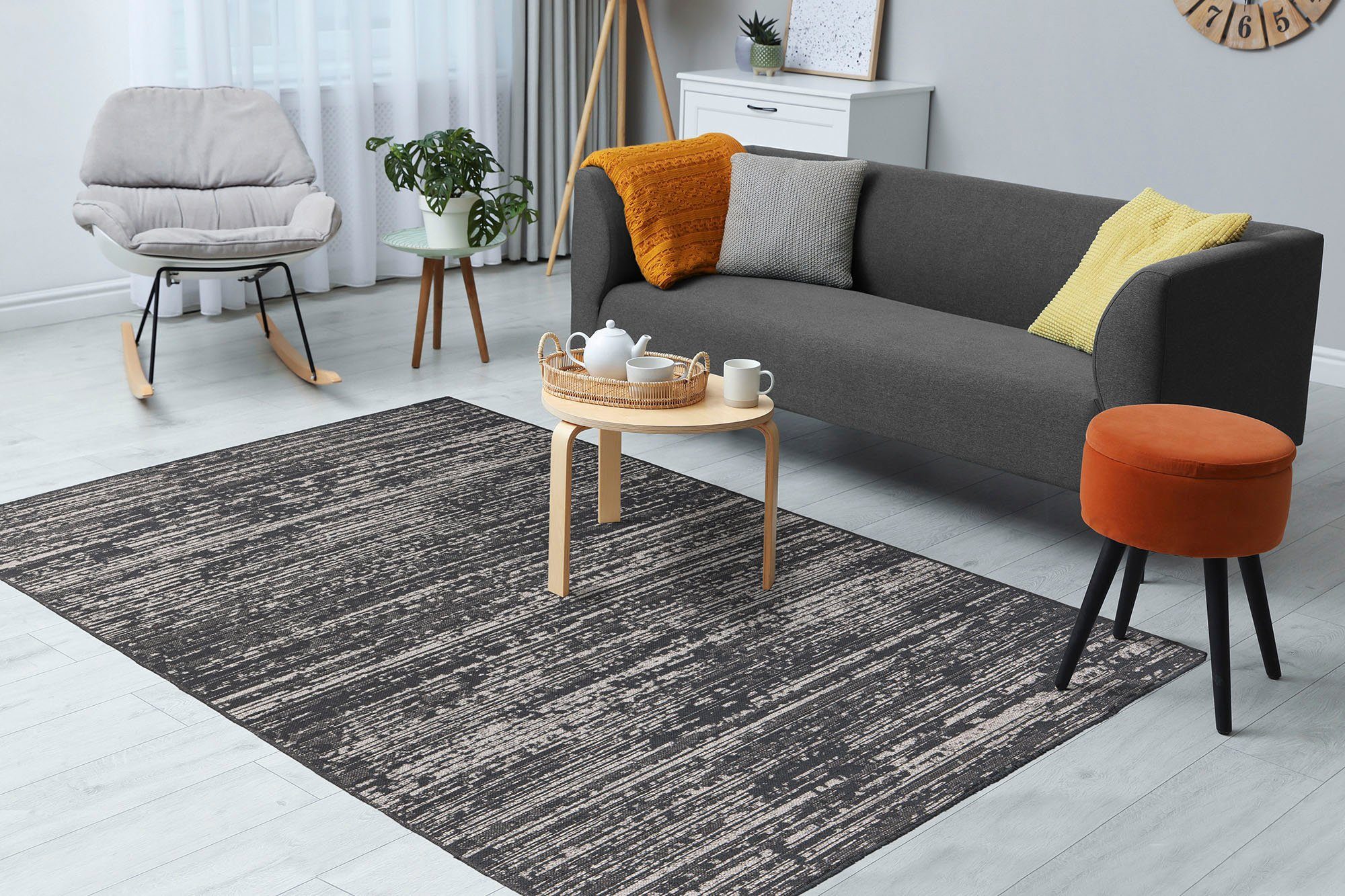 Kayoom Vloerkleed Kalevi 100 Platweefsel