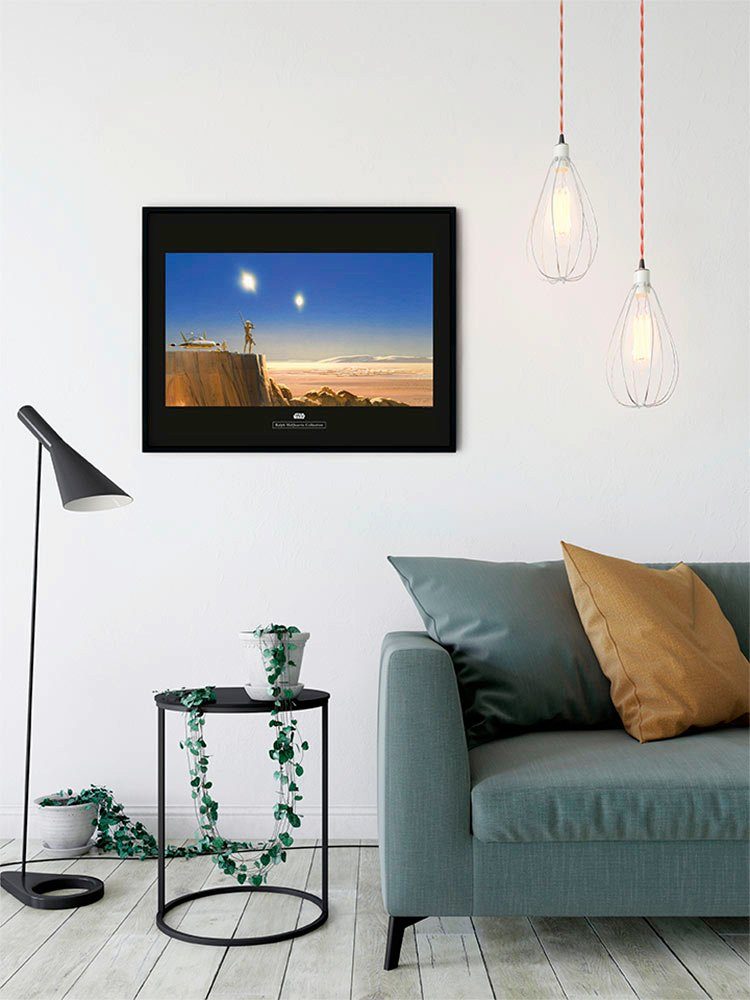 Komar Wanddecoratie Star Wars Classic RMQ Mos Eisley Edge Wanddecoratie voor de kinderkamer - zonder lijst (1 stuk)
