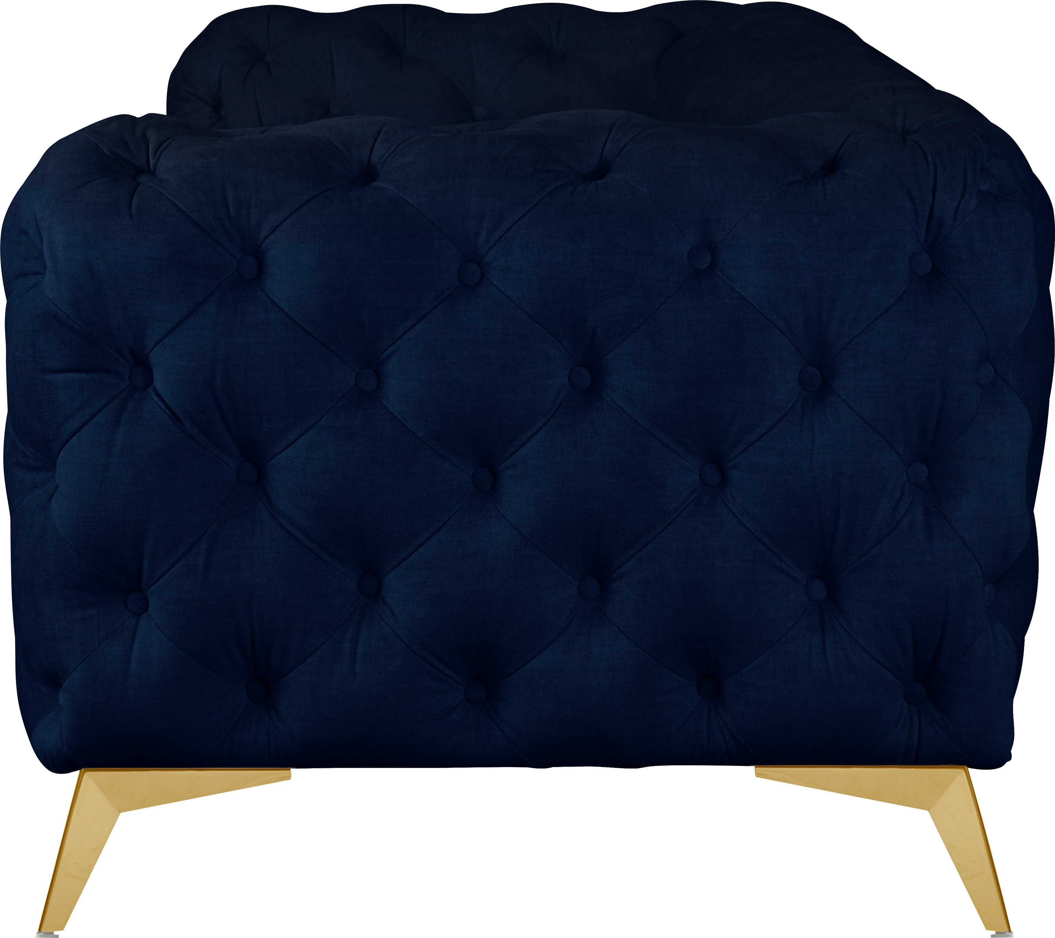 Leonique Chesterfield-bank Glynis luxueuze capitonnage, moderne chesterfield look, kleur van de poten ter keuze