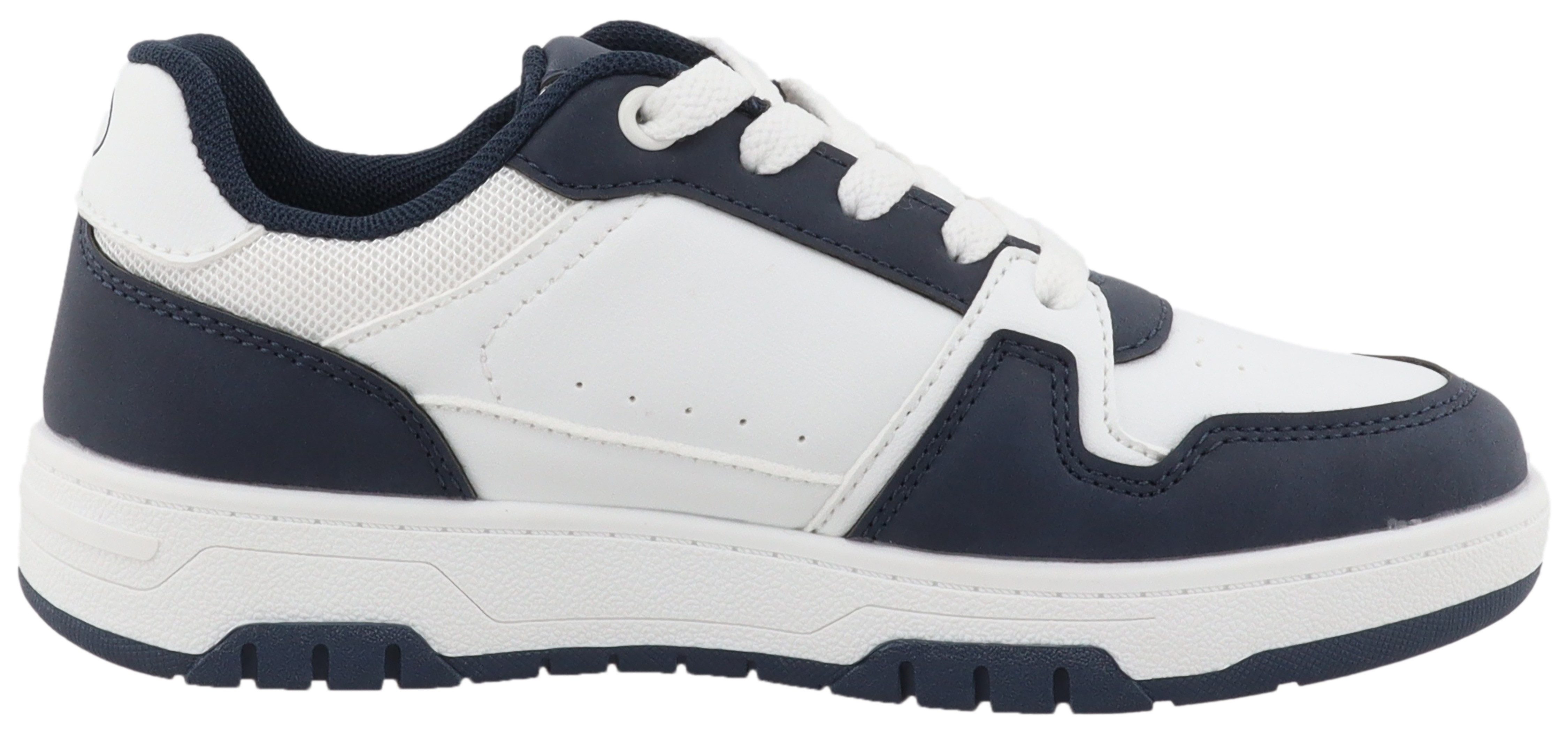 Tom Tailor Plateausneakers vrijetijdsschoen, lage schoen, veterschoen met contrast bies