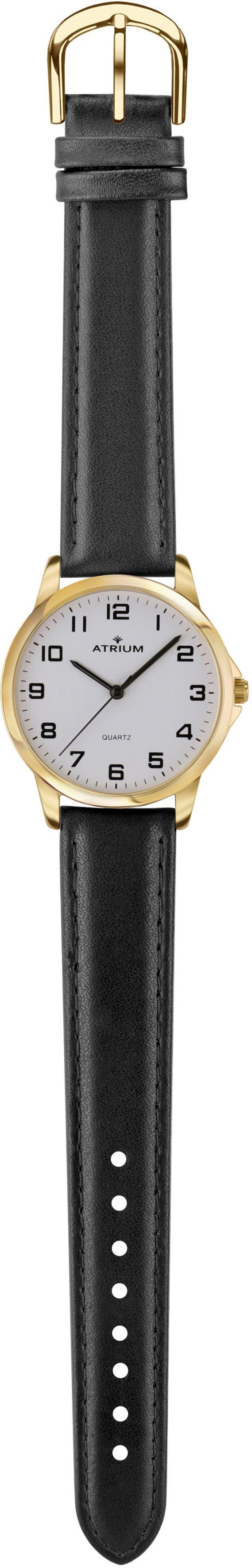 Atrium Kwartshorloge Horloge, dameshorloge, leren band