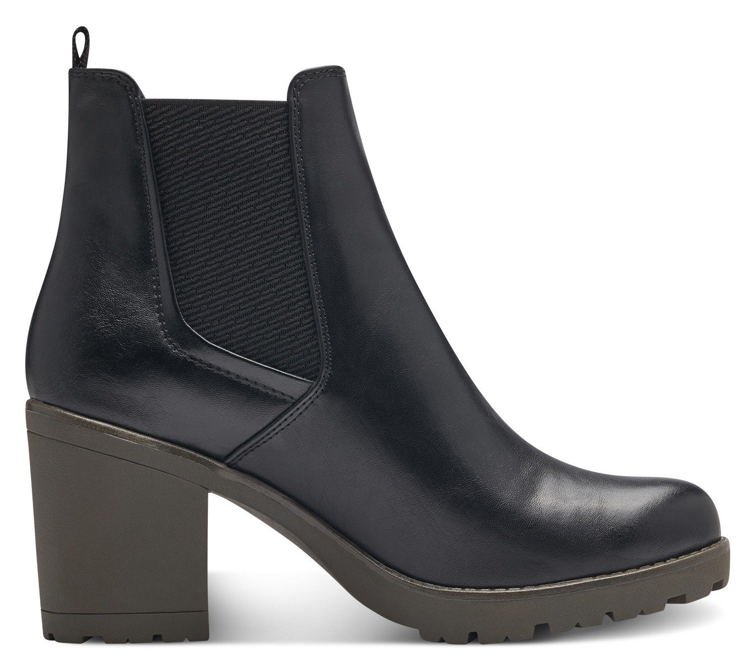 Marco Tozzi Chelsea-boots met stretchinzetten opzij