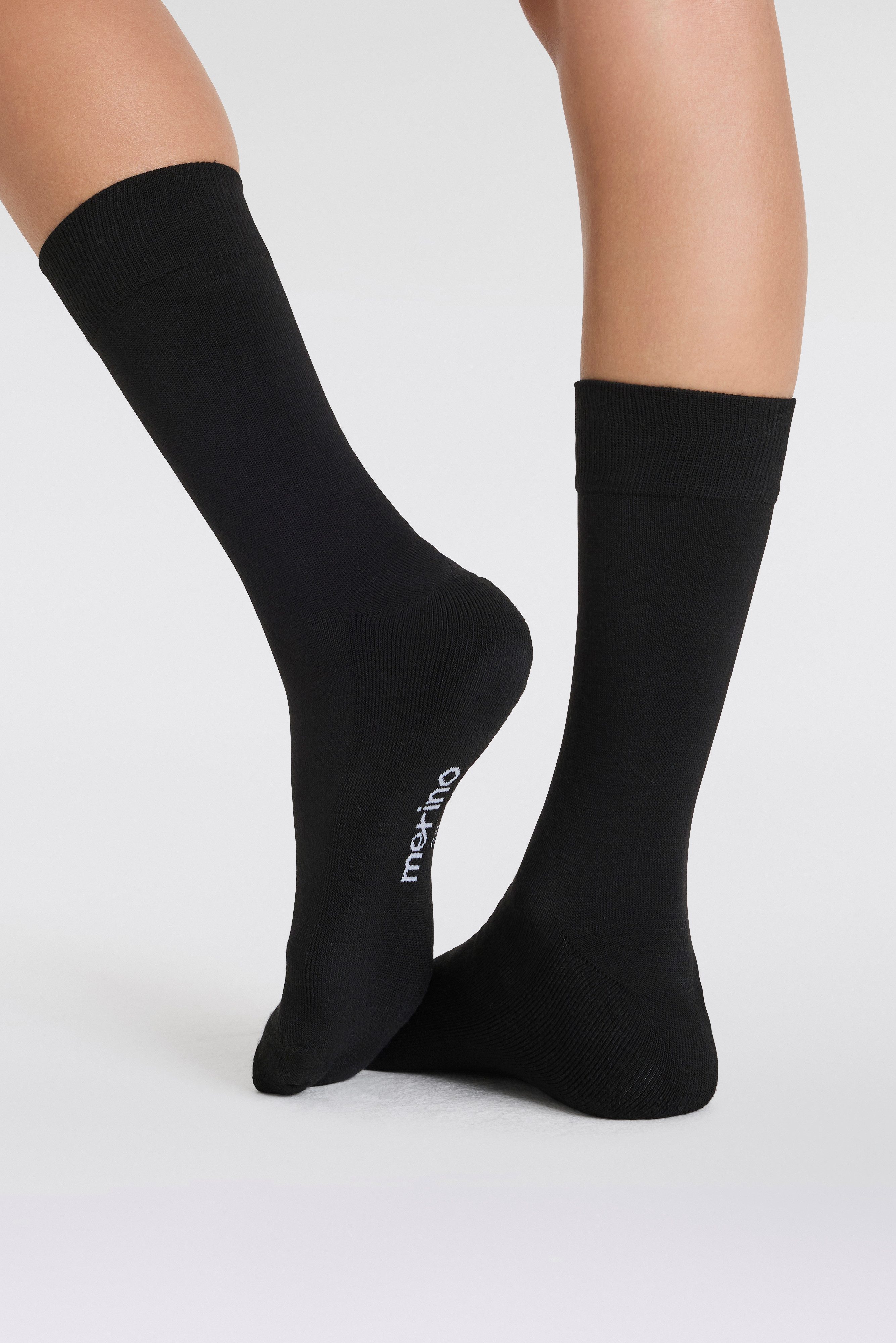 Apollo Basic sokken Unisex met borduursel en zachte merinowol (Set van 3)
