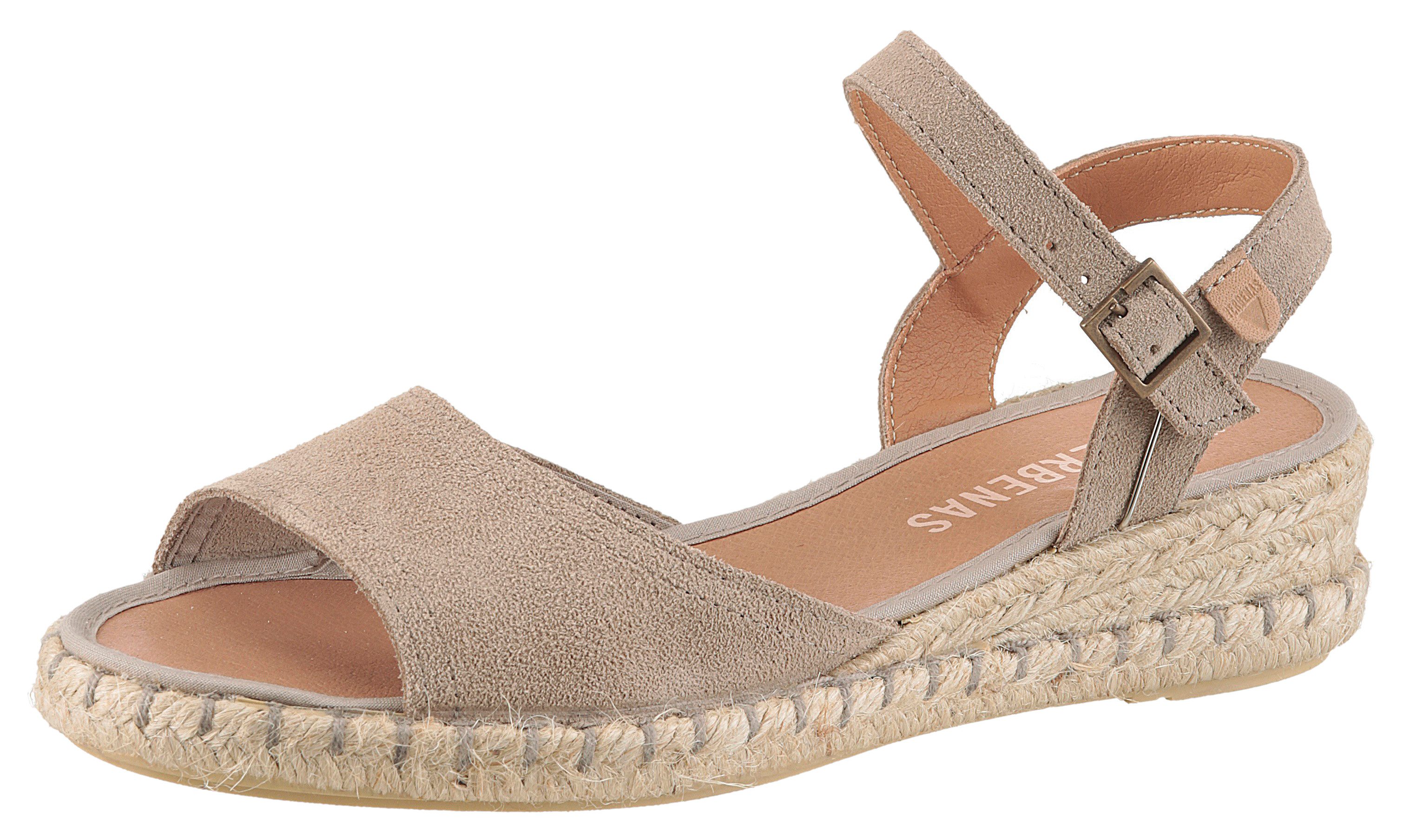 VERBENAS Sandalen VALERIE SERRAJE , zomerschoen, riemchensandalette, vakantieschoen met sleehak