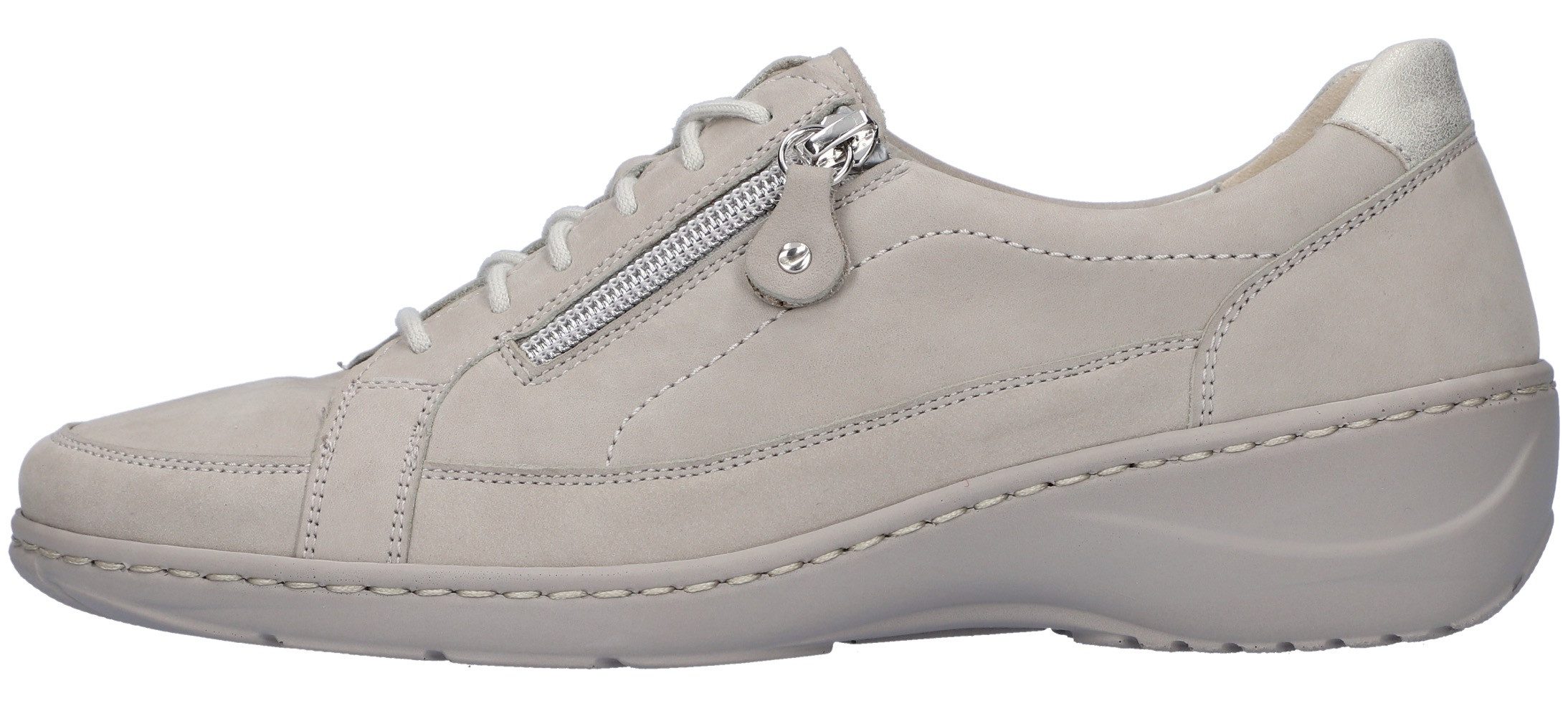 Waldläufer Veterschoenen KYA , vrijetijdsschoen, lage schoen, comfort schoen in extra brede schoenmaat k