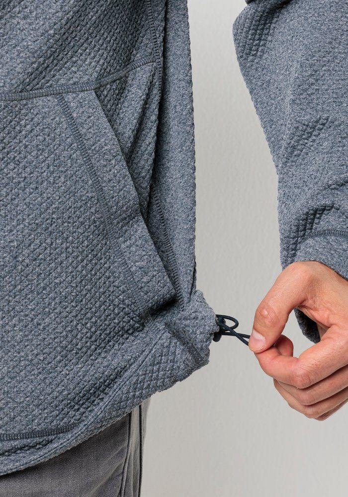 Jack Wolfskin Fleecejack met capuchon FERNWEH HOODED JKT M