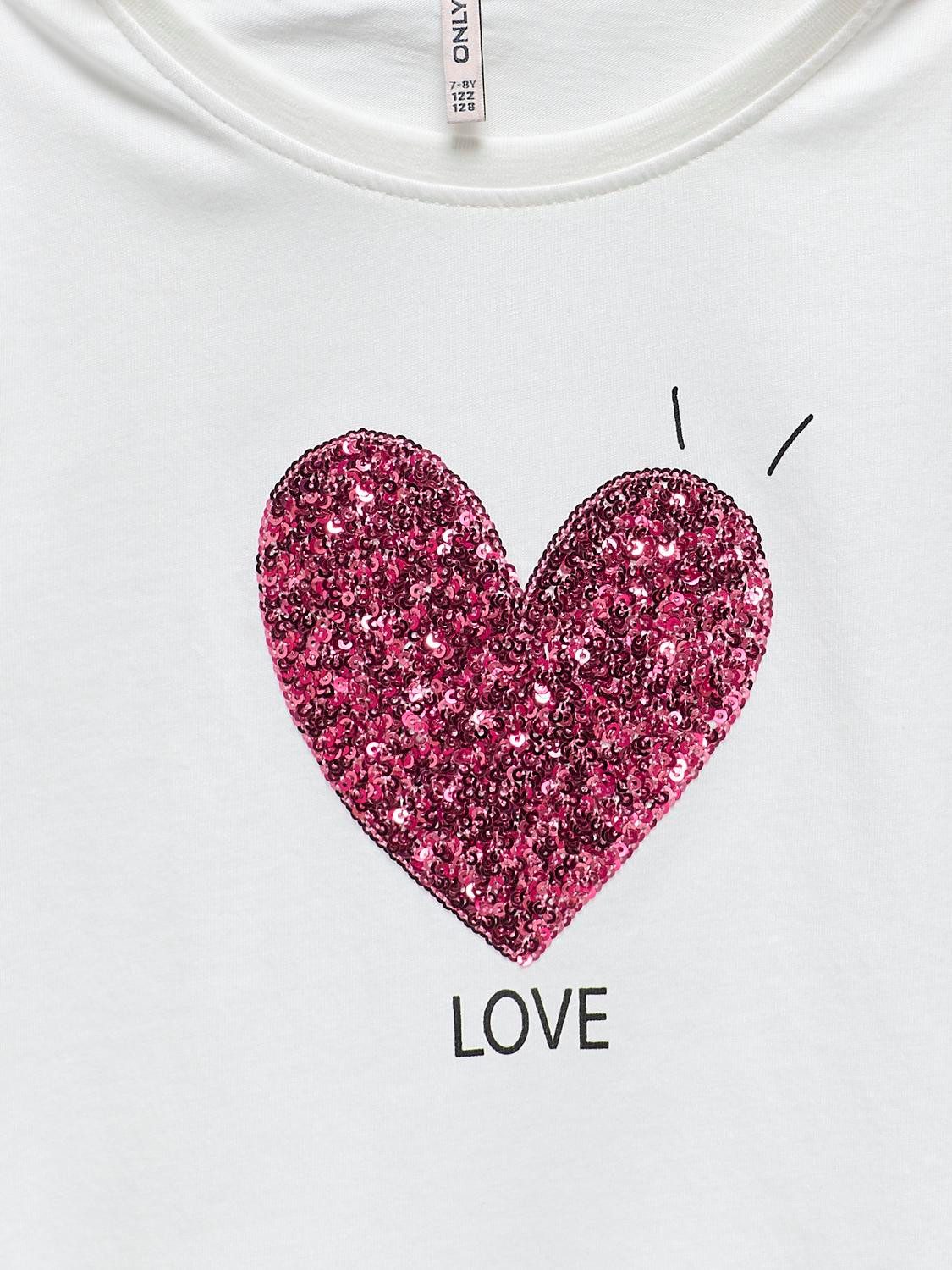 KIDS ONLY T-shirt KOGCANDY LIFE SS PRINT TOP JRS