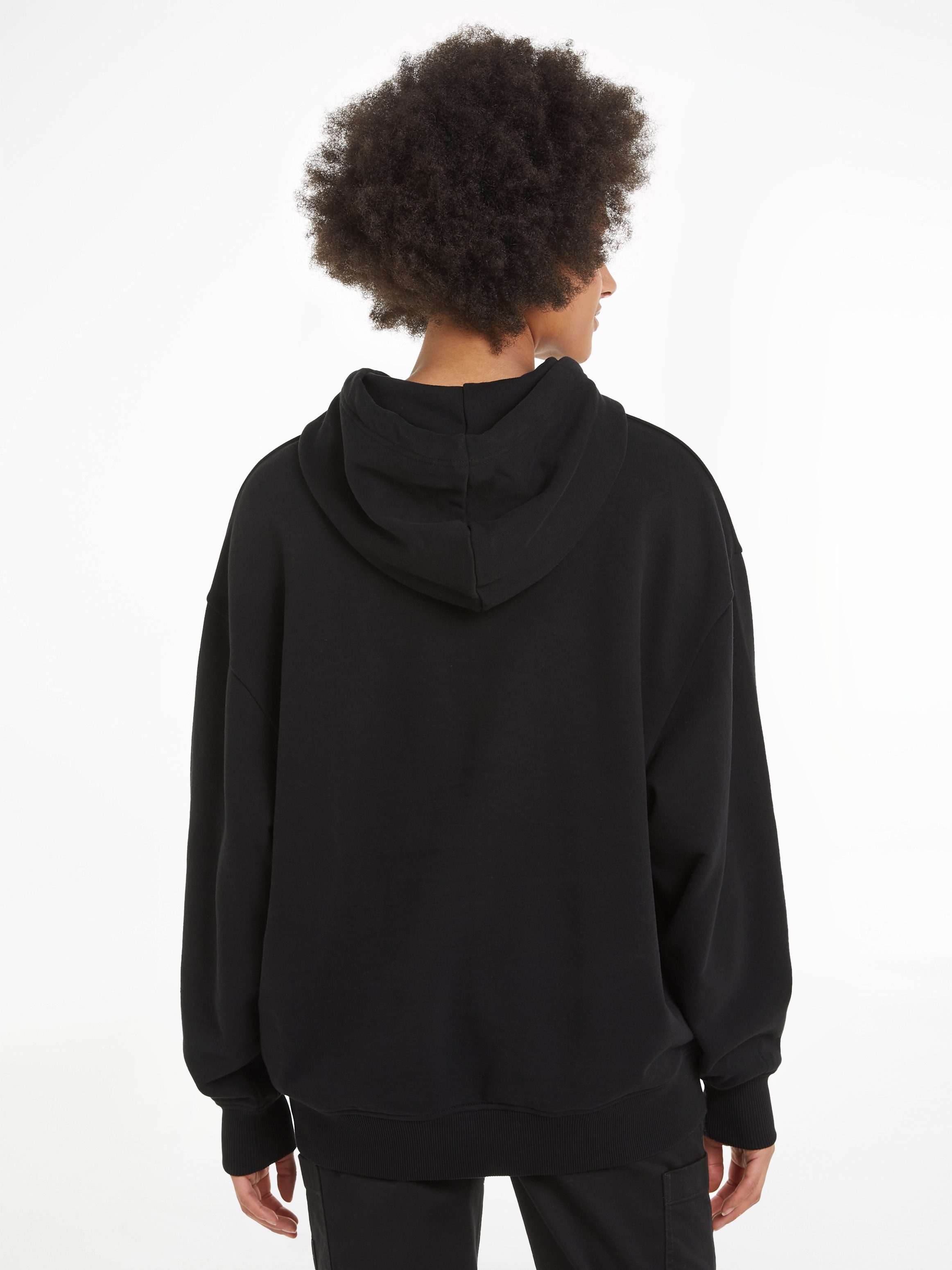 Calvin Klein Lang sweatshirt WOVEN LABEL OVERSIZED HOODIE