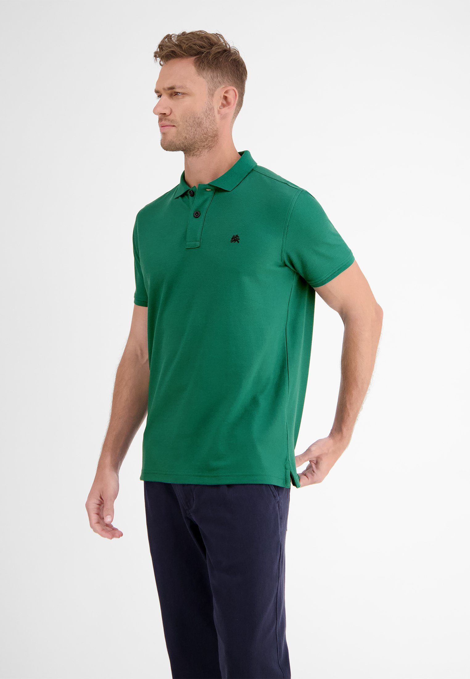 Lerros Poloshirt LERROS klassieke polostijl in *Cool & Dry* piquékwaliteit