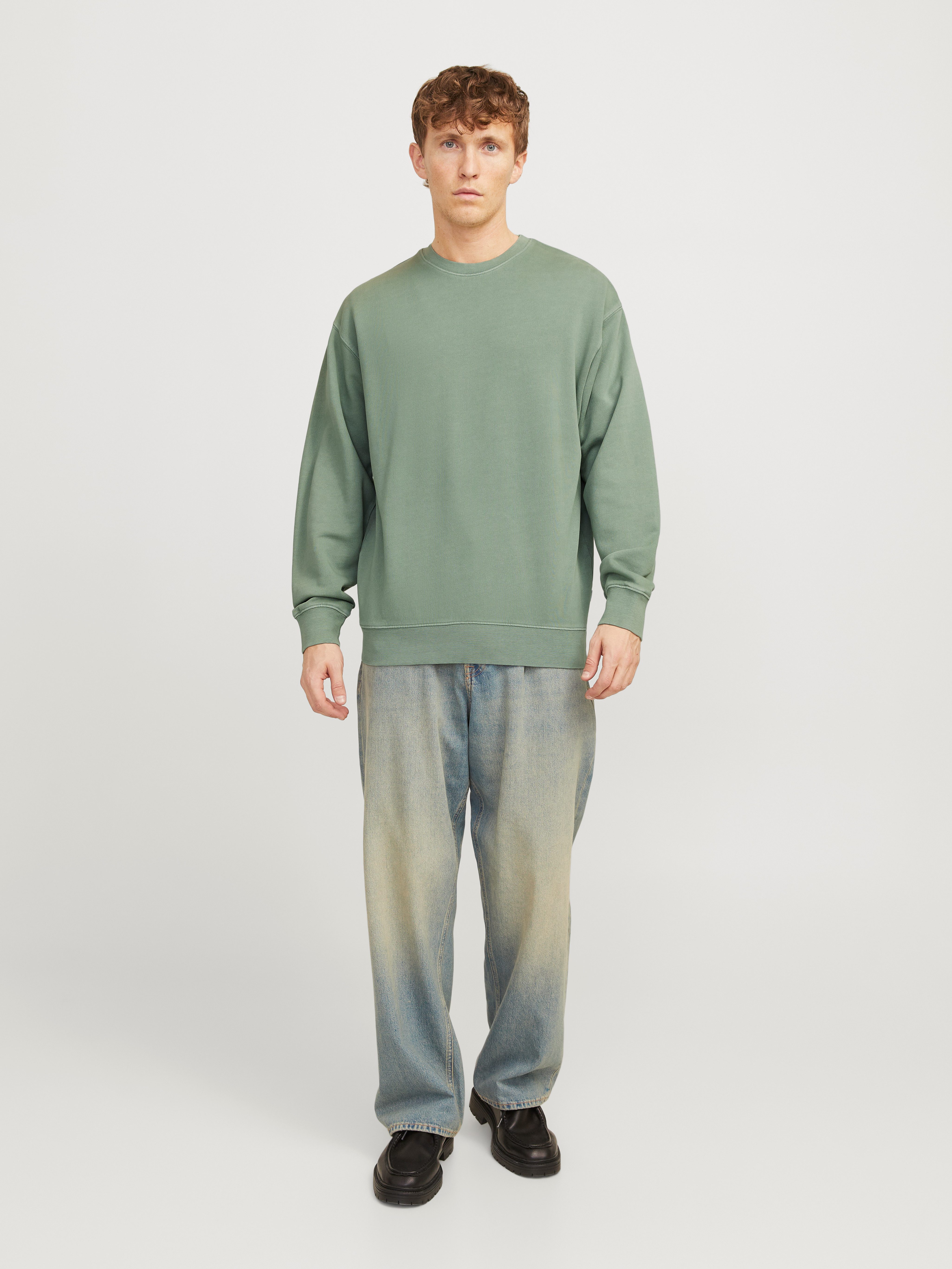 Jack & Jones Sweatshirt JJECHARGE FADED SWEAT CREW NECK NOOS