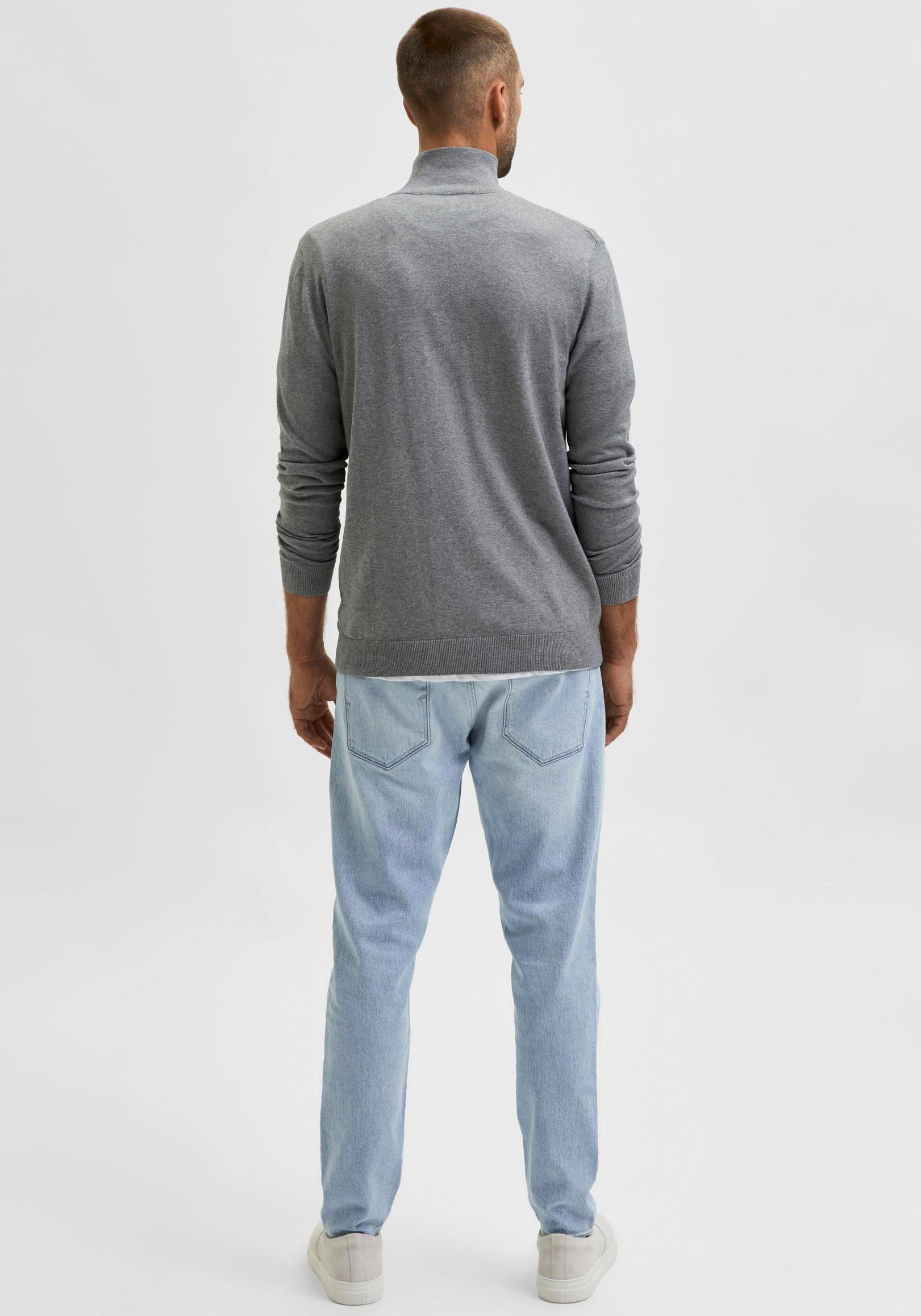 SELECTED HOMME Vest SLHBERG FULL ZIP CARDIGAN NOOS