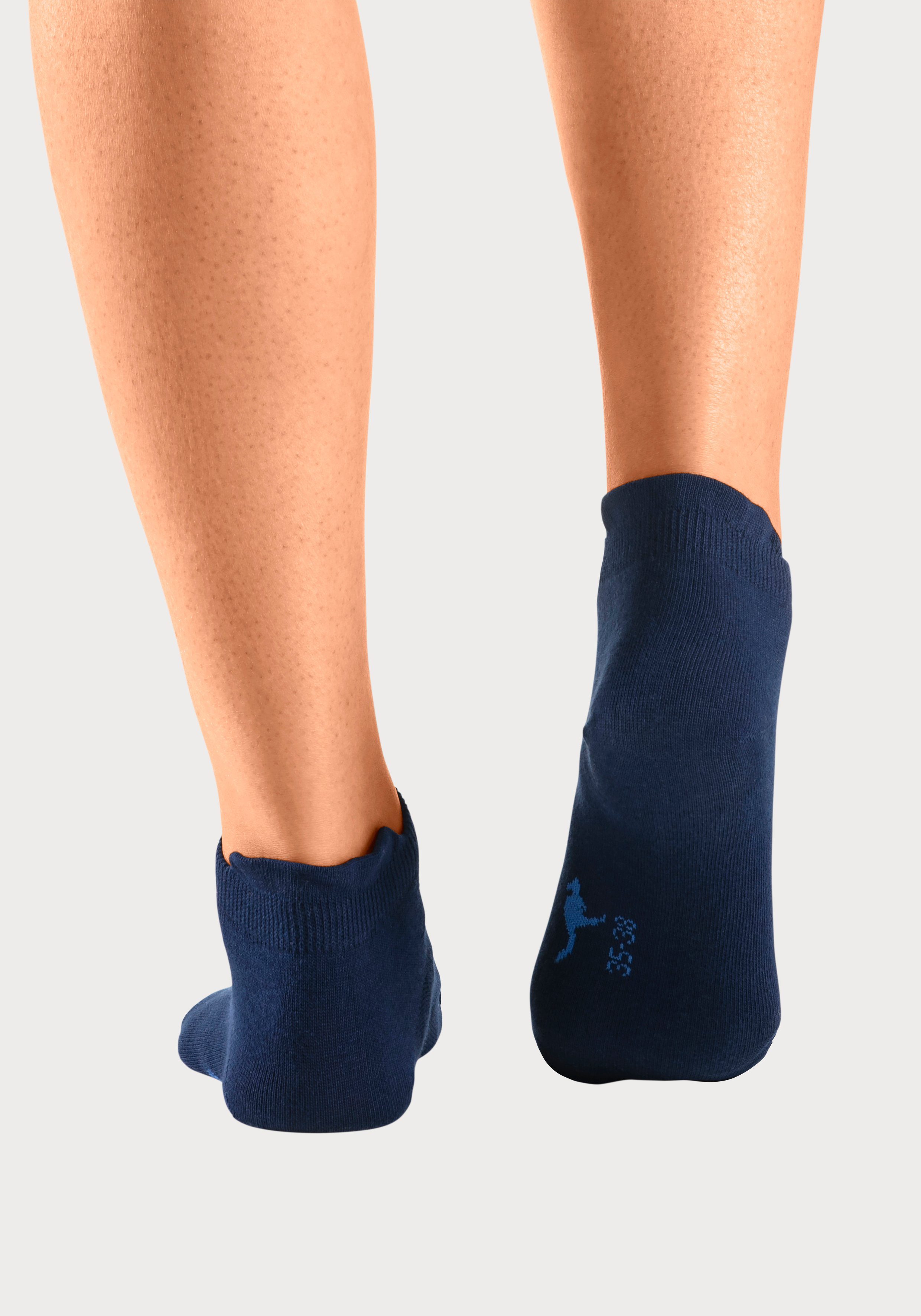 KangaROOS Sneakersokken met verlengd boord aan de achterkant (set, 10 paar)