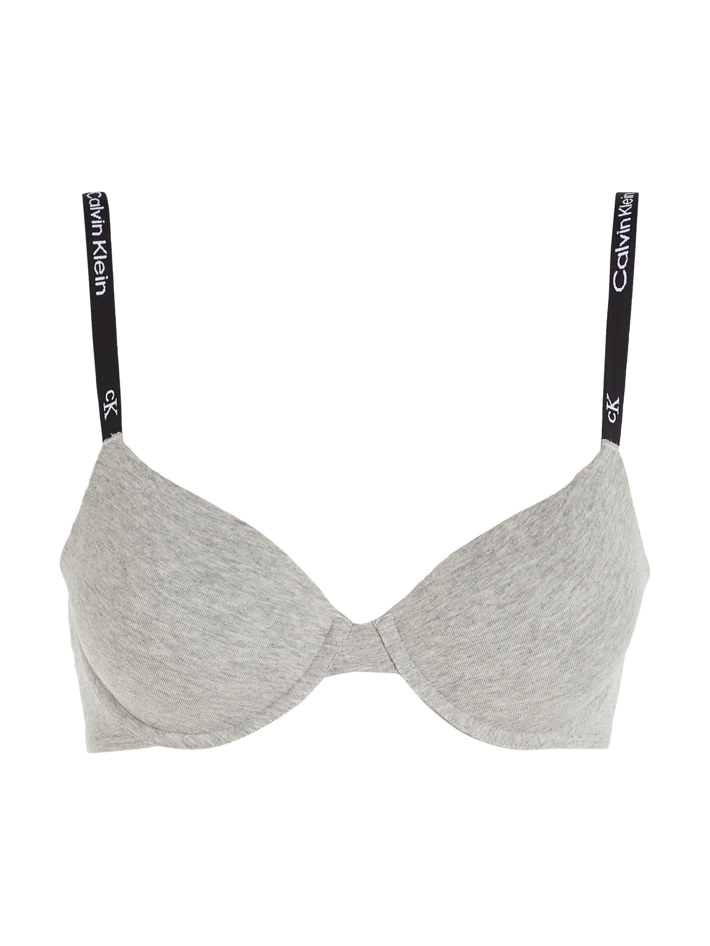 Calvin Klein Beugel-bh LIGHTLY LINED DEMI met logoprint op de bandjes