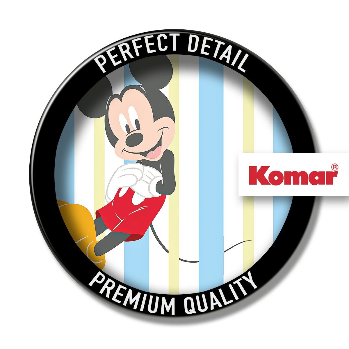 Komar Artprint op linnen Mickey Sweet Dreams - Afmeting 40 x 40 cm (1 stuk)
