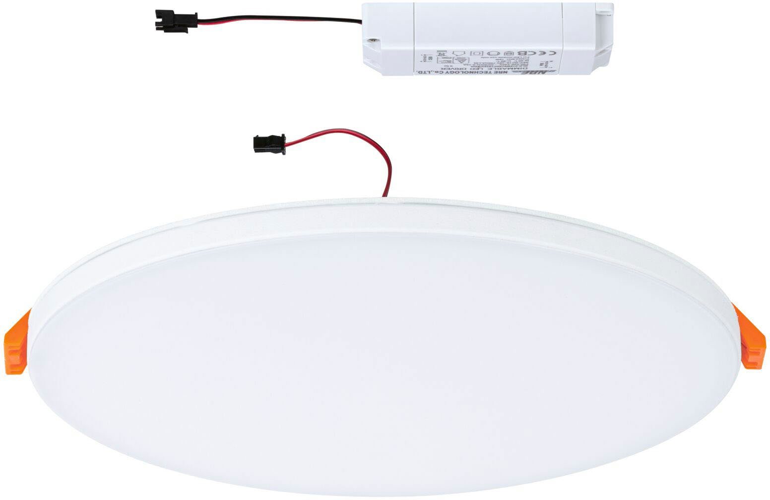 Paulmann Ledinbouwlamp Veluna VariFit Edge IP44 rond 200mm 1500lm 3000K Wit dimbaar (1 stuk)