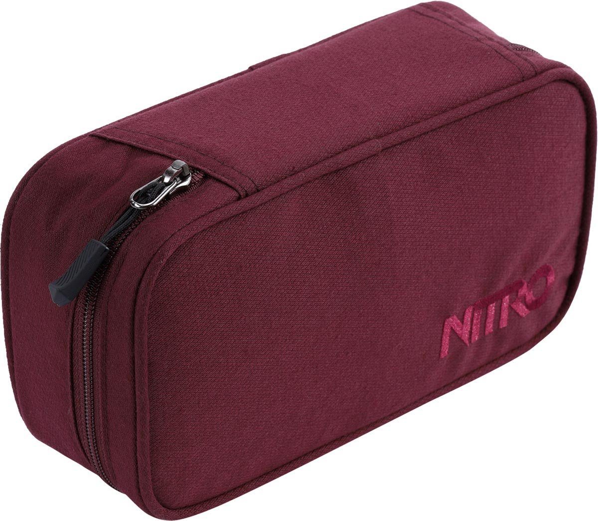 NITRO Etui Pencil Case XL, Wine Pennenetui, slordig etui, luie doos, pennen etui