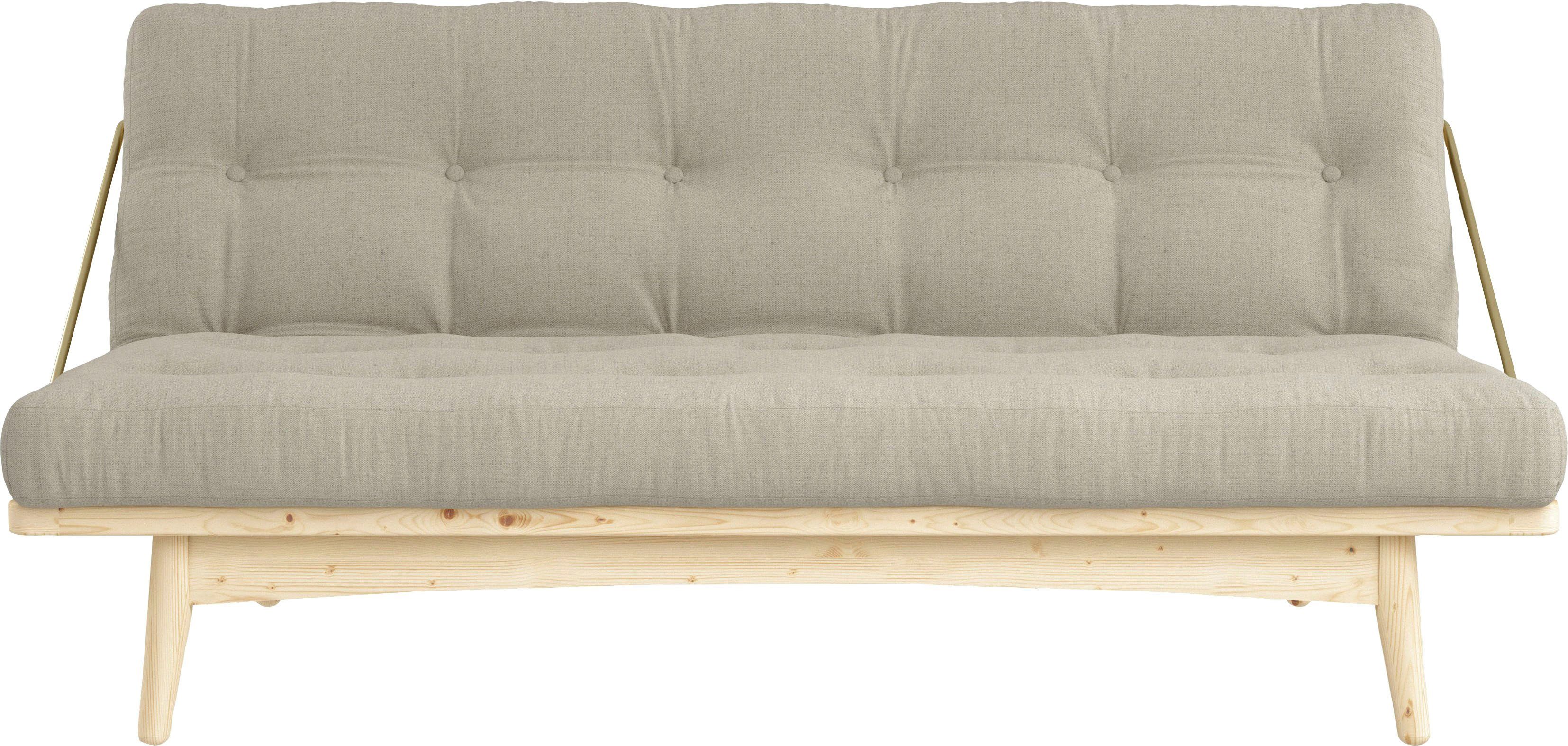 Karup Slaapbank FOLK van massief grenenhout, incl. futonmatras beige, slaapbanken