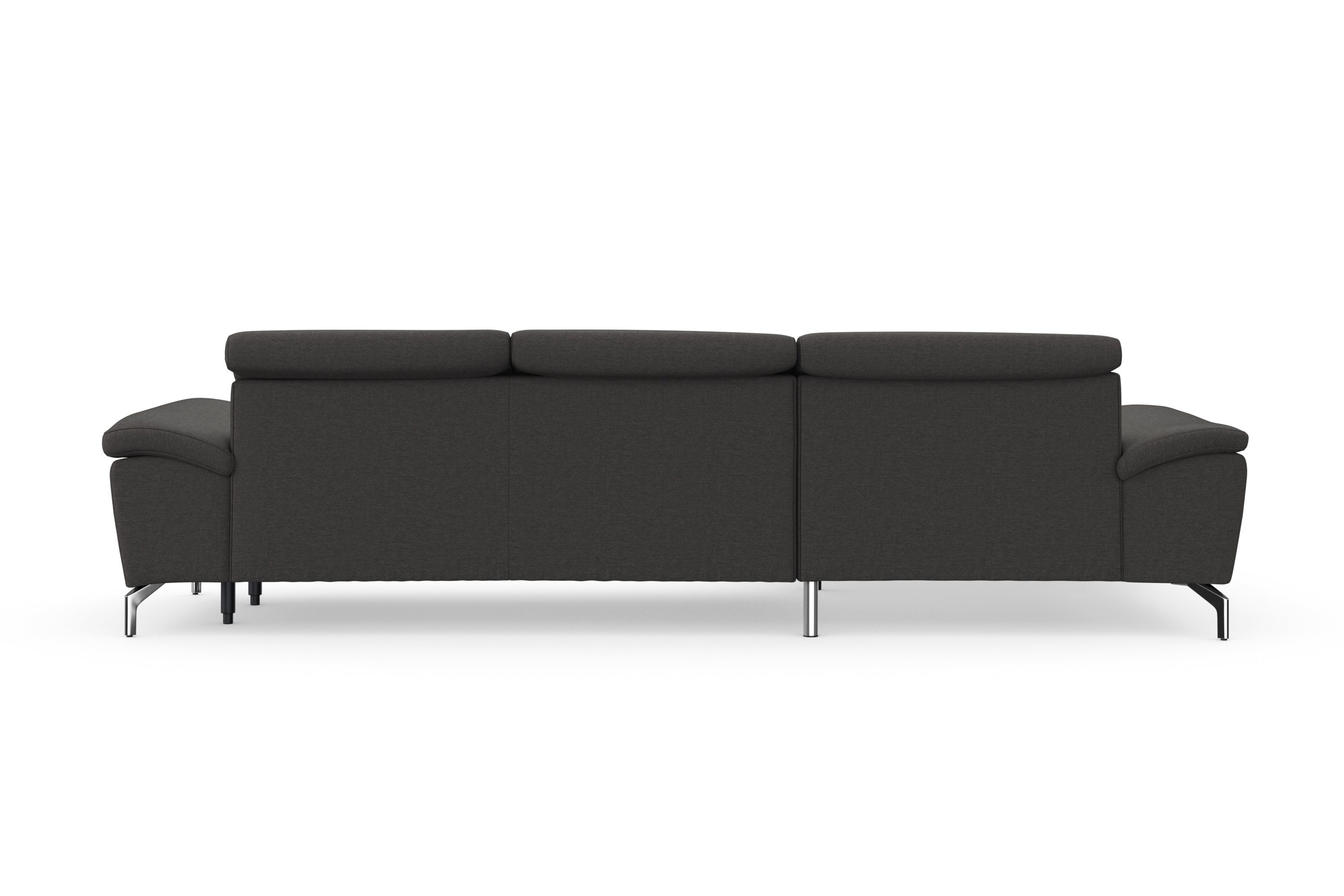 sit&more Hoekbank Cool L-vorm naar keuze met verstelbare hoofdsteun en uittrekzitting, motorisch
