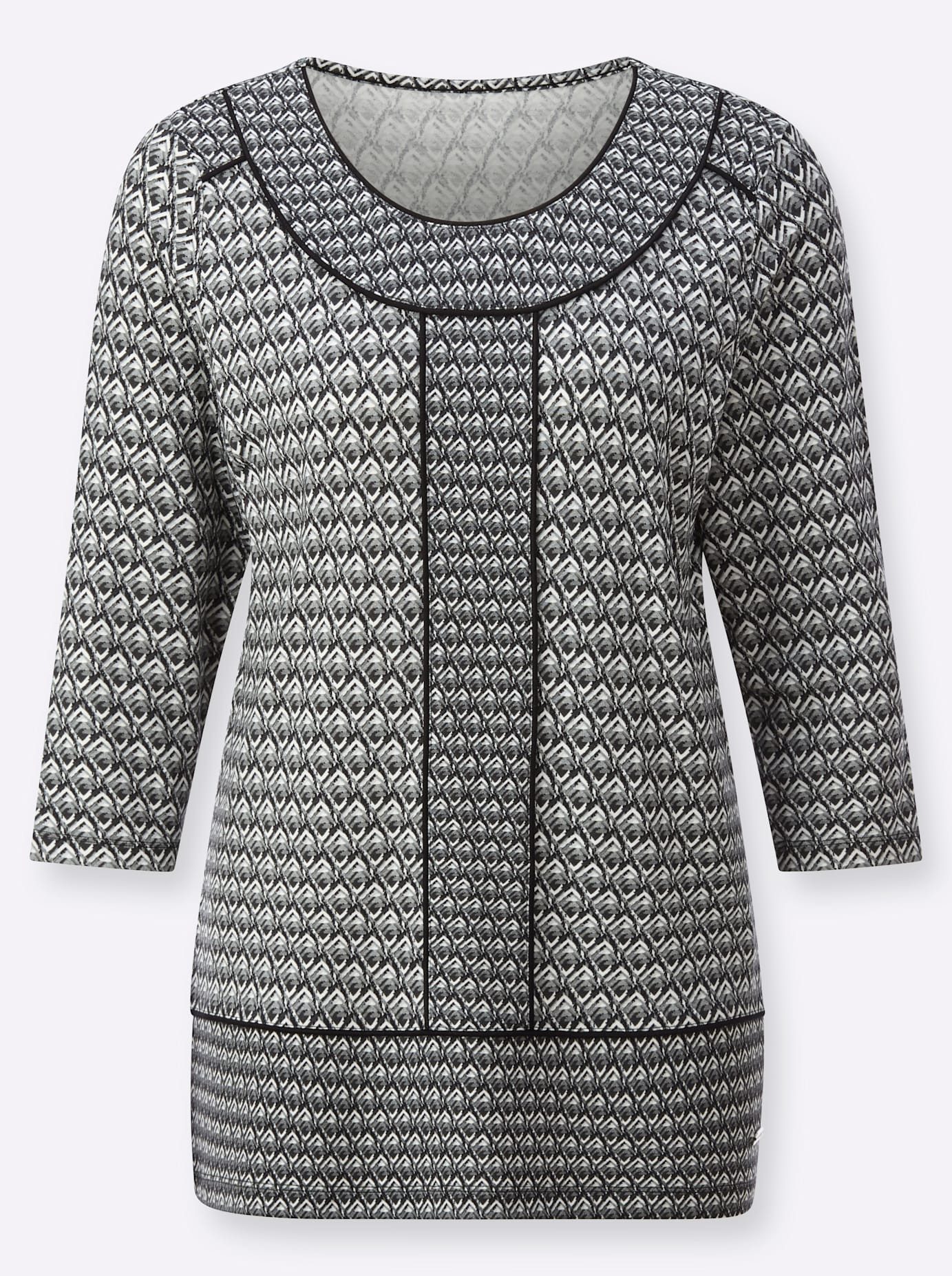 Casual Looks Shirt met 3 4 mouwen Shirt (1-delig)