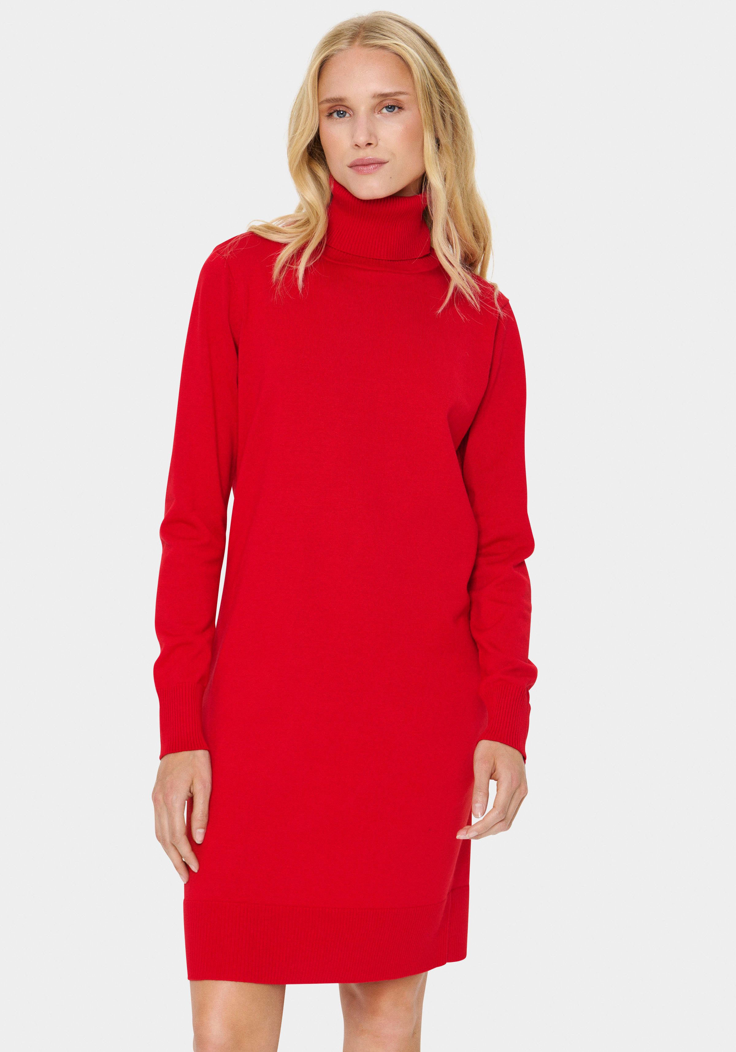 Saint Tropez Gebreide jurk U6801, MilaSZ Rollneck Dress