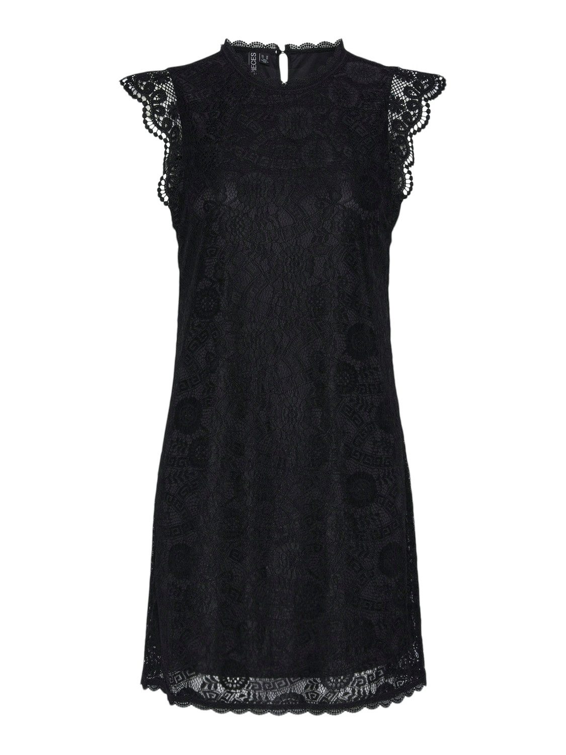 pieces Kanten jurk PCOLLINE SL LACE DRESS NOOS
