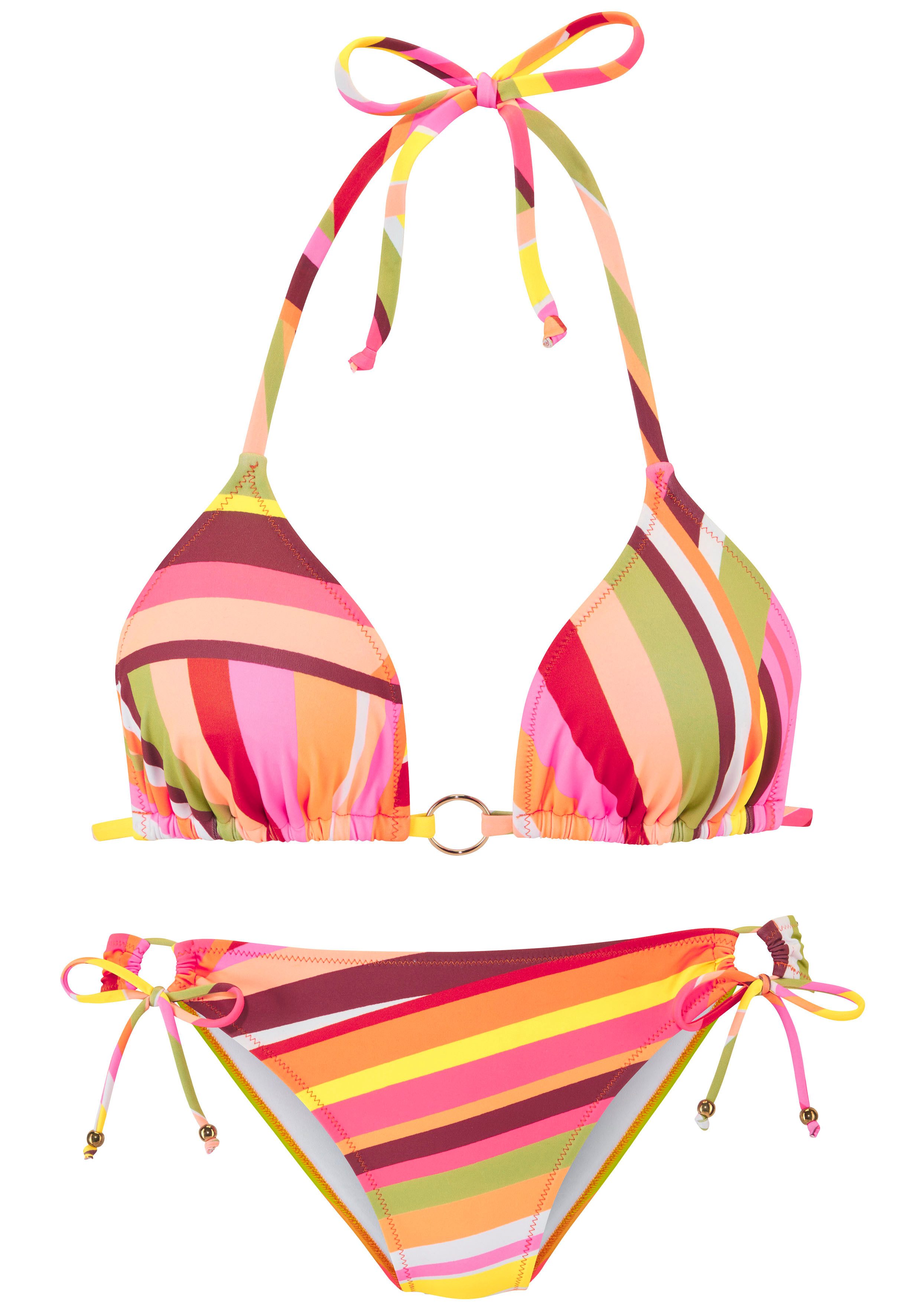Bruno Banani Triangelbikini met edele ring