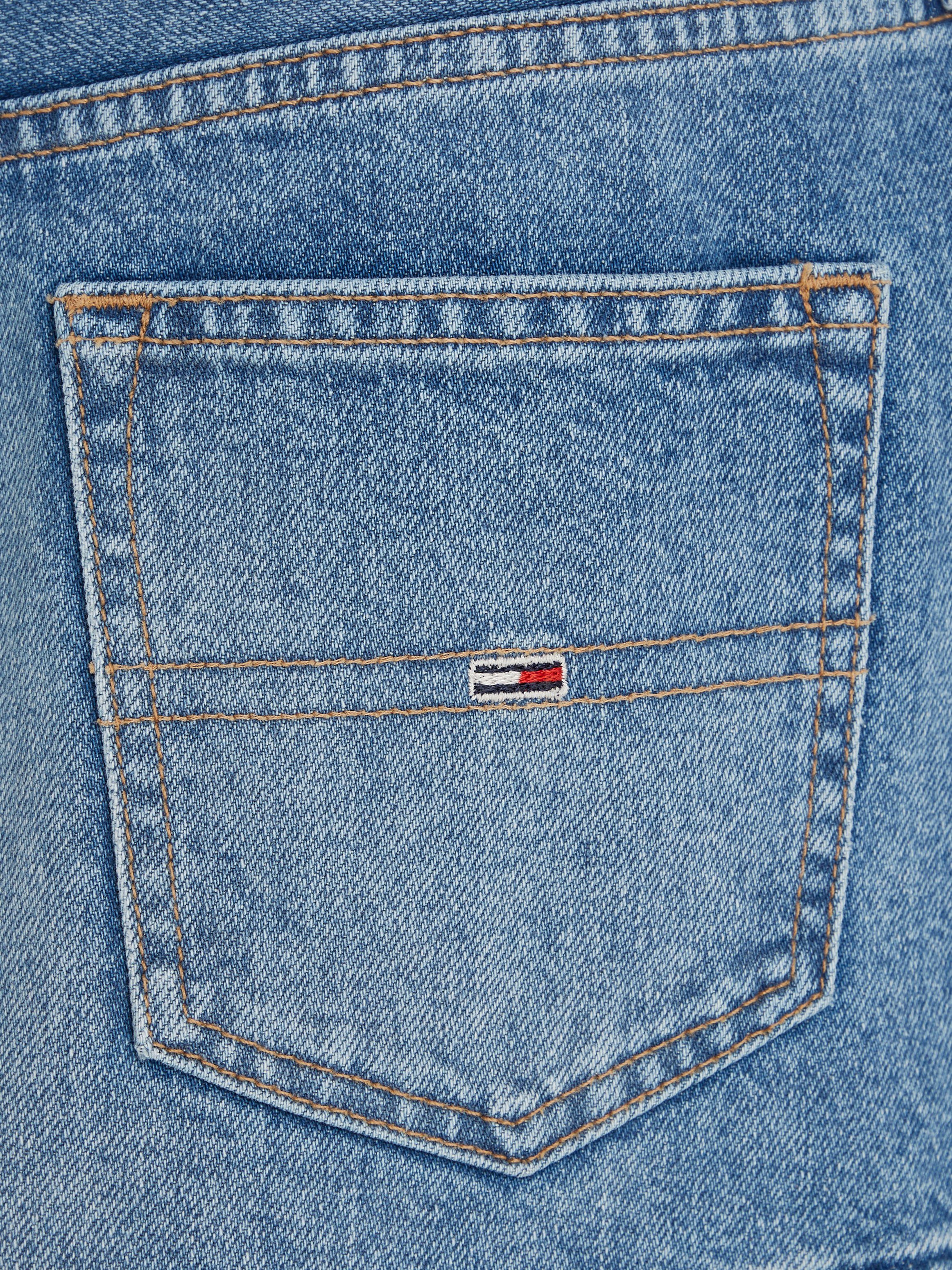 TOMMY Jeans rok Webrok met Tommy Jeans merklabel