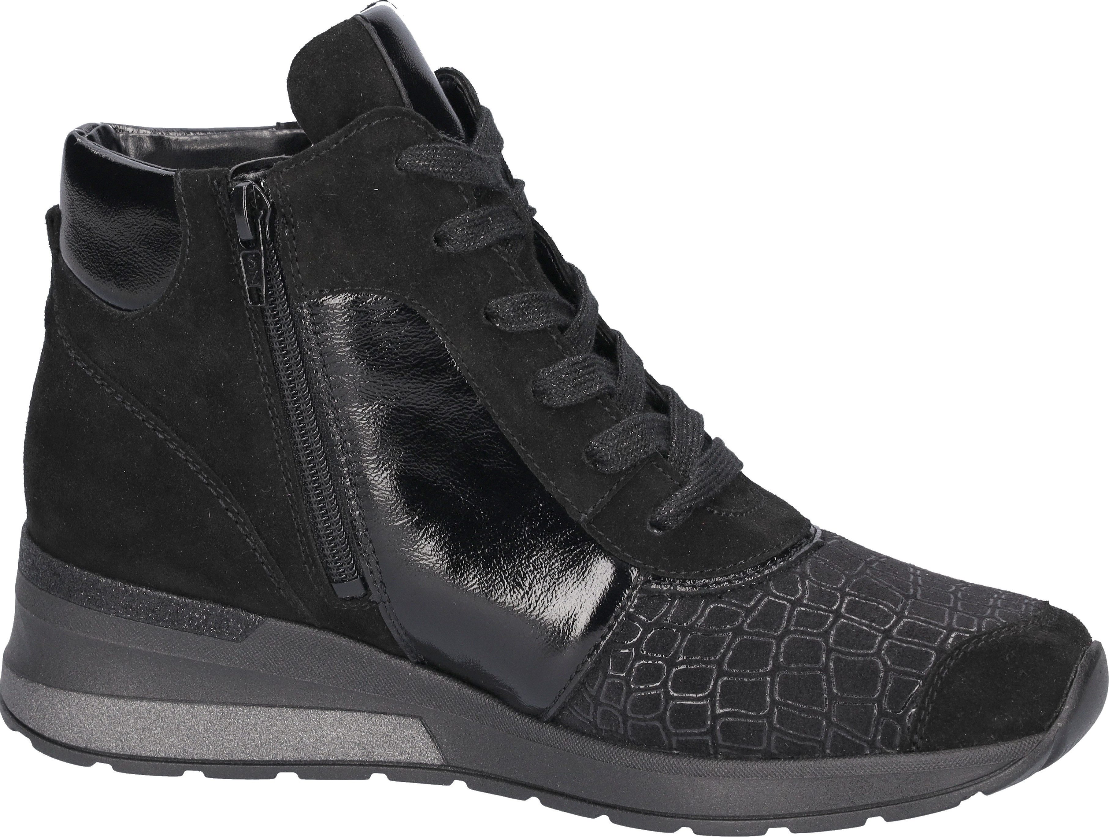 Waldläufer Veterschoenen H-Clara-soft , comfort-enkellaars, orthotritt, in comfortwijdte h (=zeer breed)