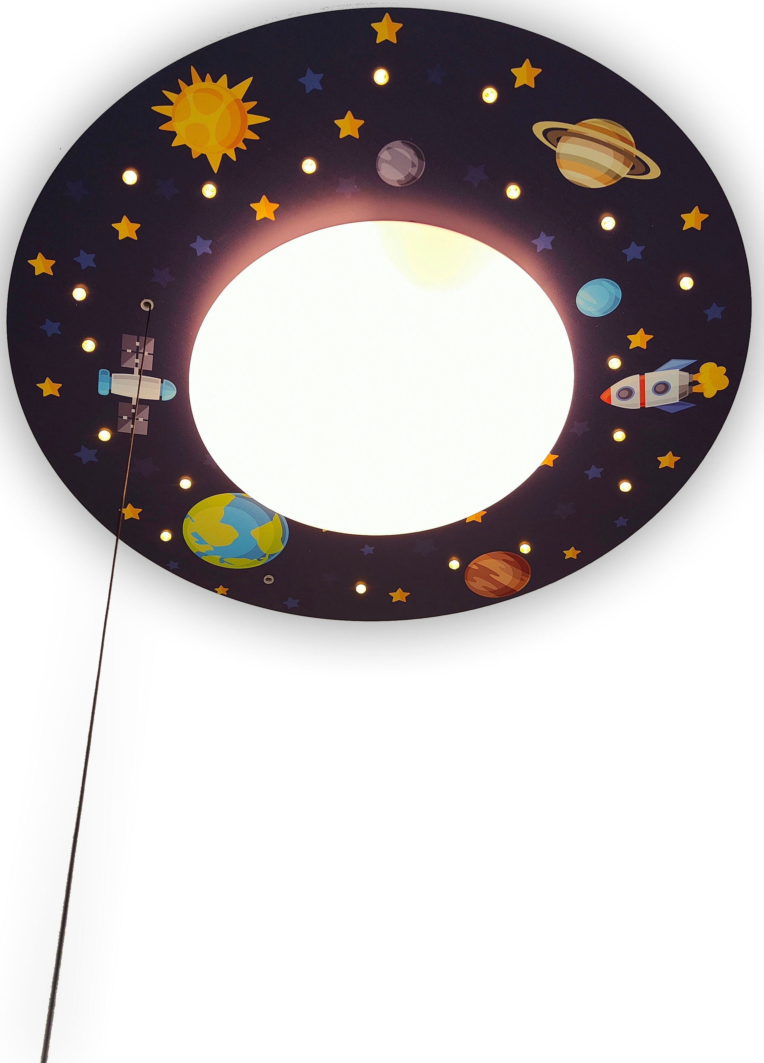 niermann Plafondlamp Heelal exclusieve artprint op het gehele oppervlak (1 stuk)