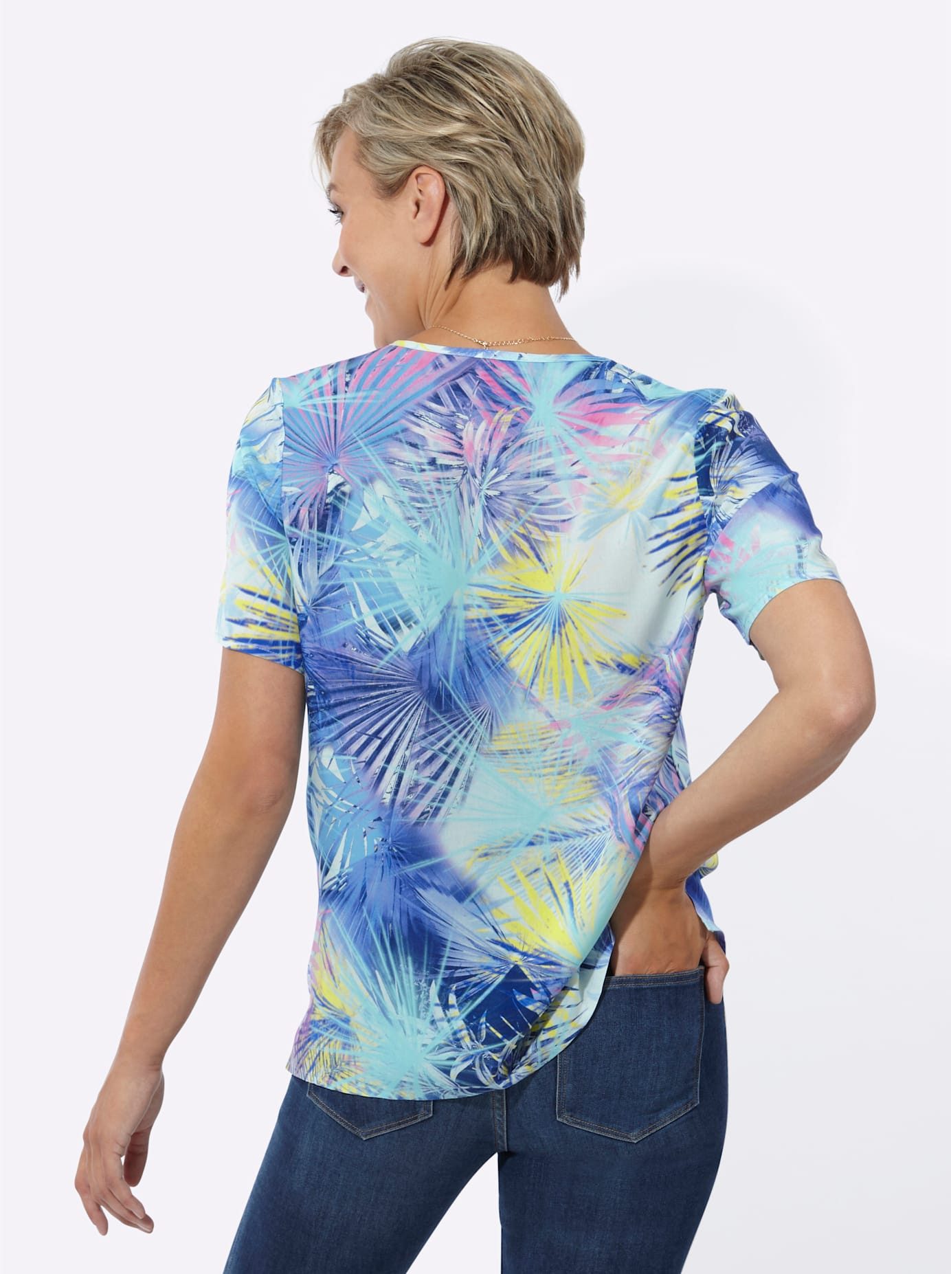 Classic Basics Blouse met korte mouwen