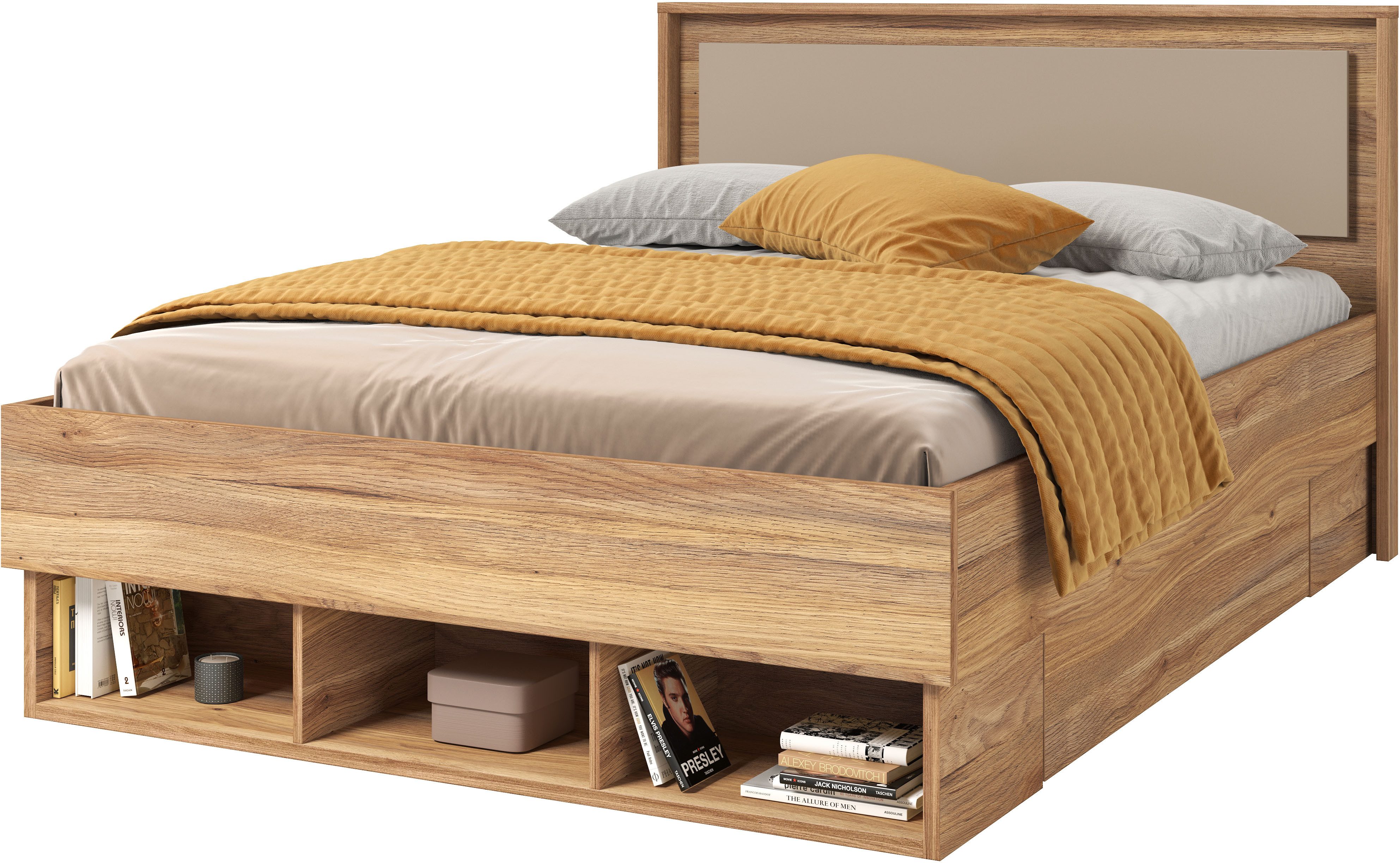 INOSIGN Slaapkamerserie Wharton, complete slaapkamer FSC-gecertificeerd houtmateriaal, kledingkast met binneninrichting (6-delig)