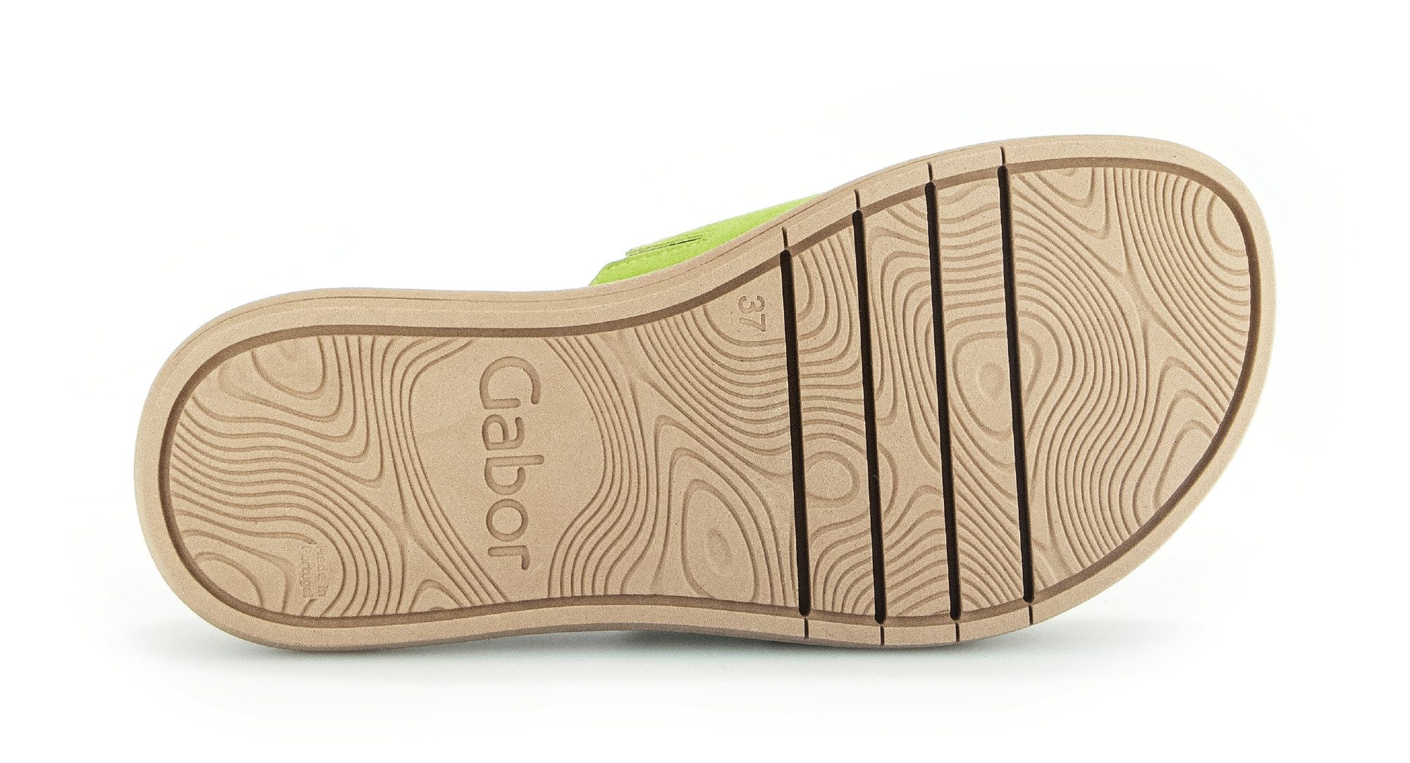Gabor Slippers , plateau, zomerschoen, slippers met grote decoratieve gesp