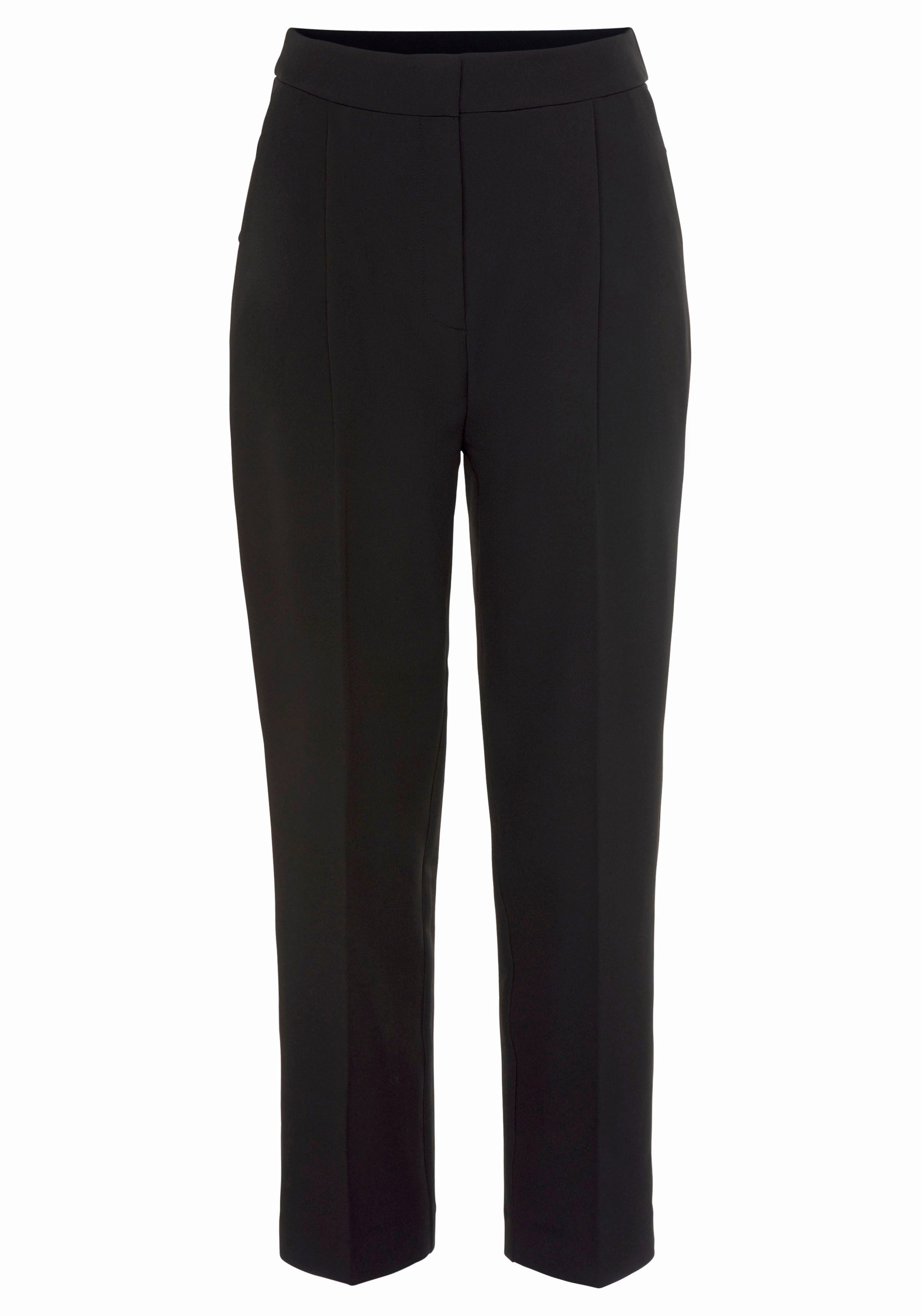 Lascana Persplooibroek in 7 8-lengte elegante pantalon met zakken smalle stofbroek