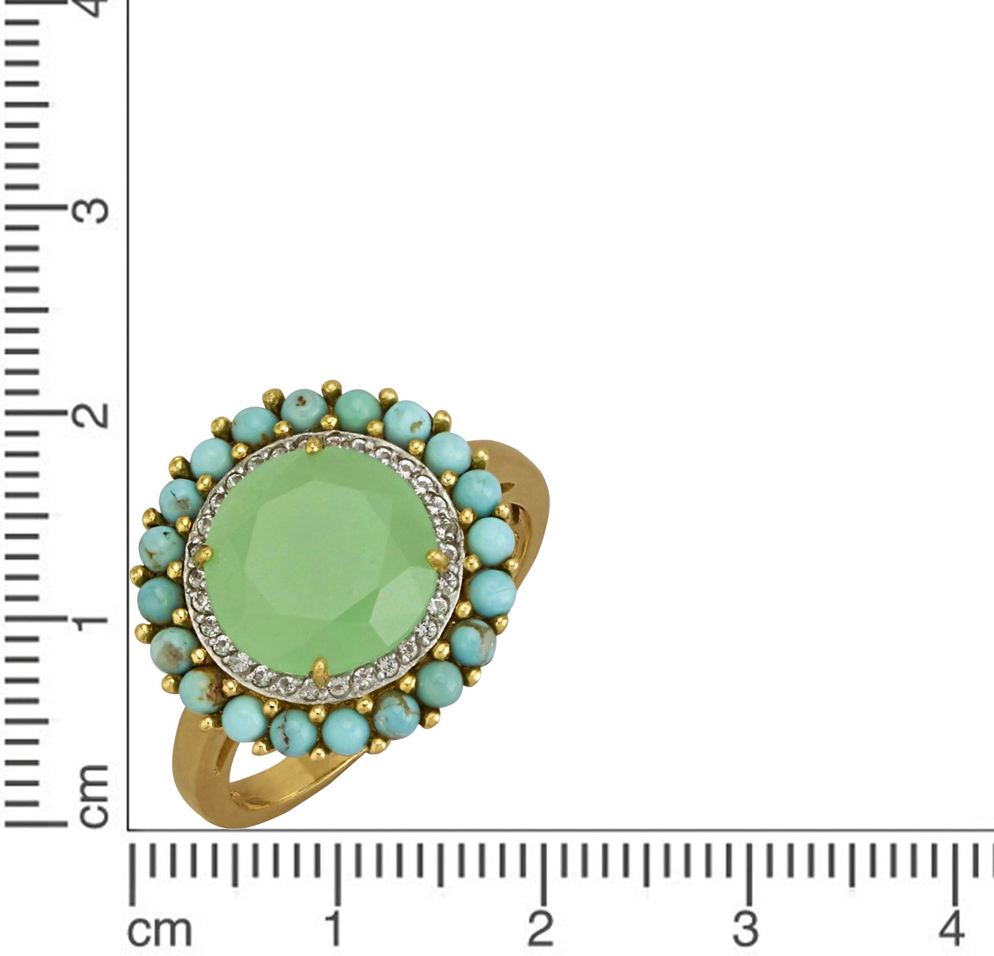 Firetti Ring Sieraad cadeau zilverkleur 925 damesring ring cirkel rond